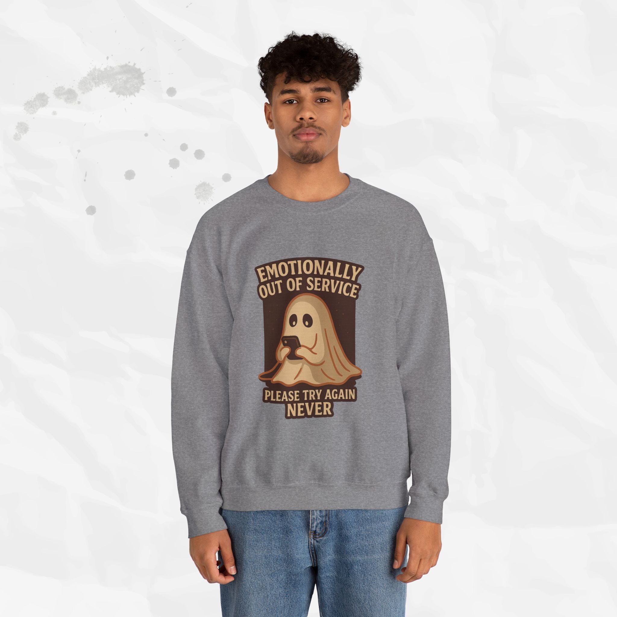 Emotionally Out of Service – Crewneck Sweatshirt