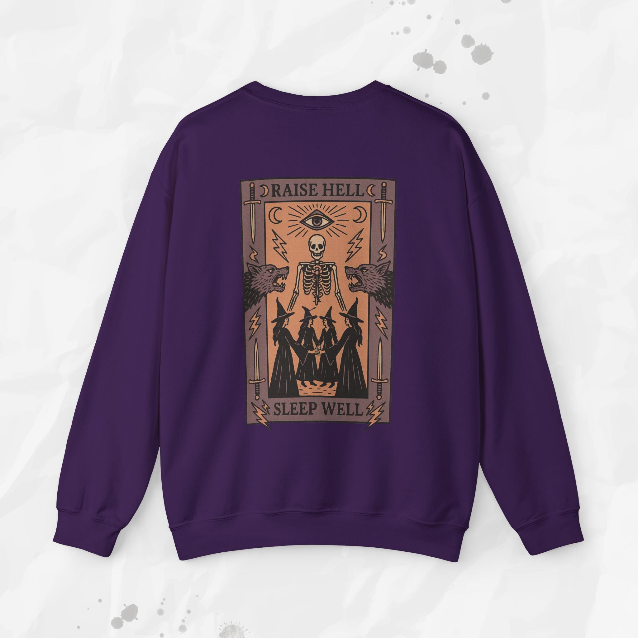 Raise Hell, Sleep Well – Crewneck Sweatshirt