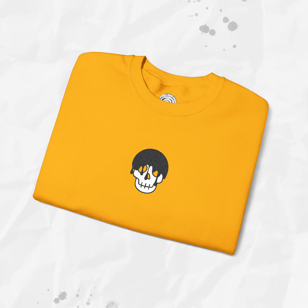 Skull Icon – Embroidered Crewneck Sweatshirt