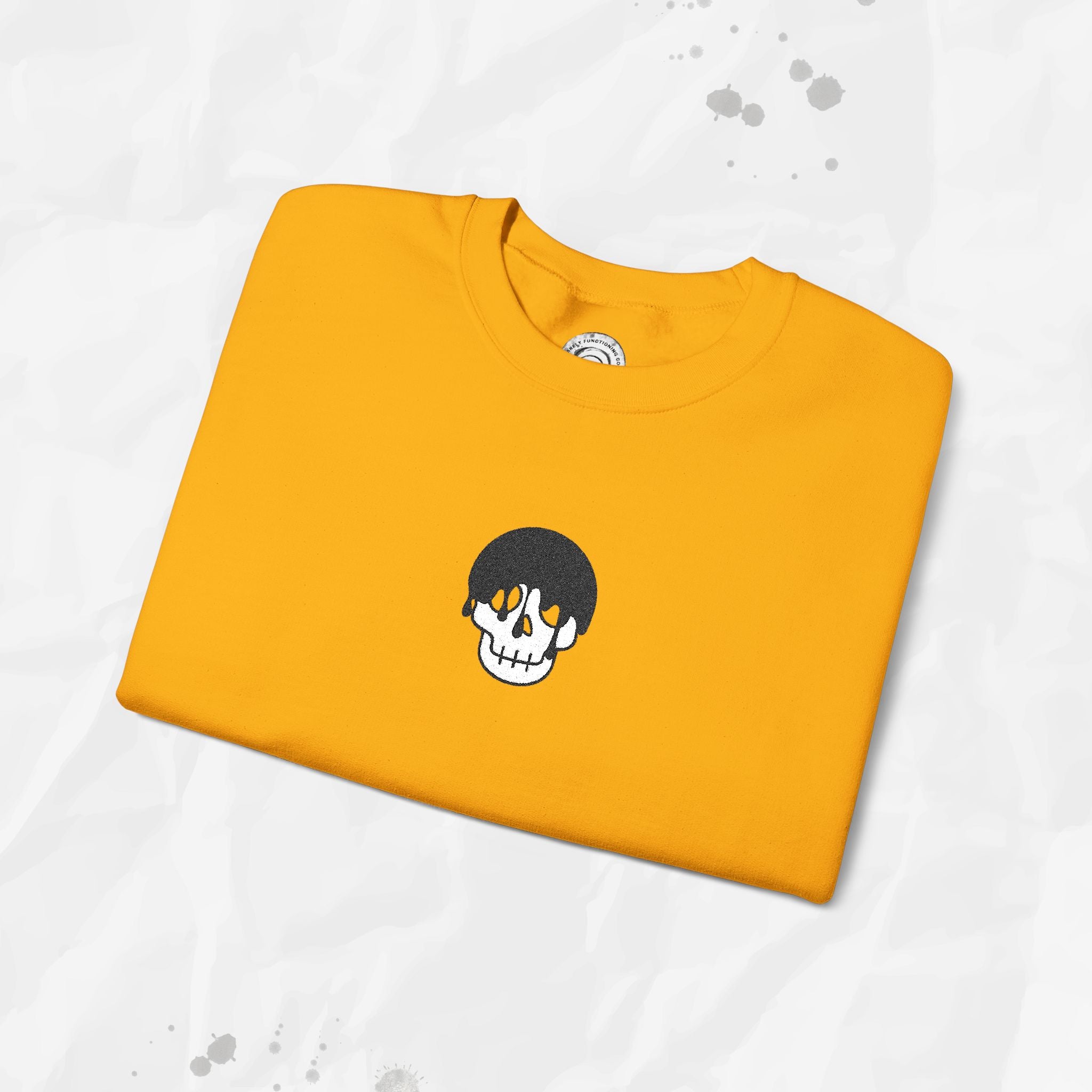 Skull Icon – Embroidered Crewneck Sweatshirt