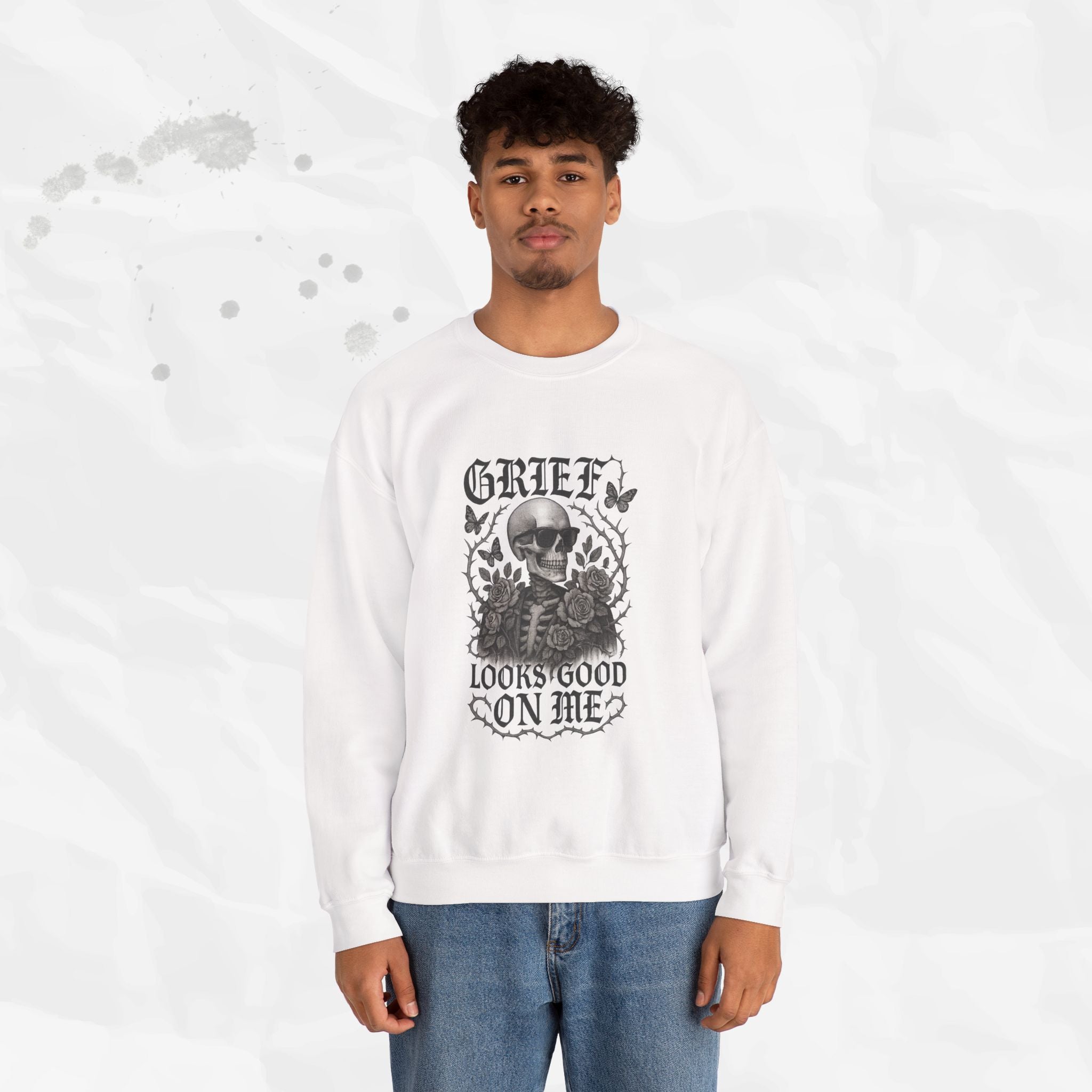 Grief Looks Good on Me - Crewneck Sweatshirt