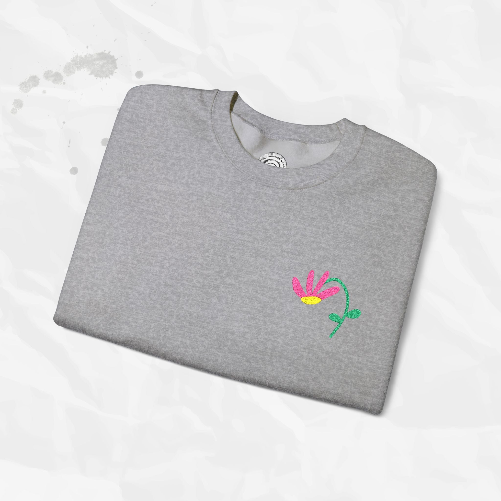 Bloom - Embroidered Crewneck Sweatshirt