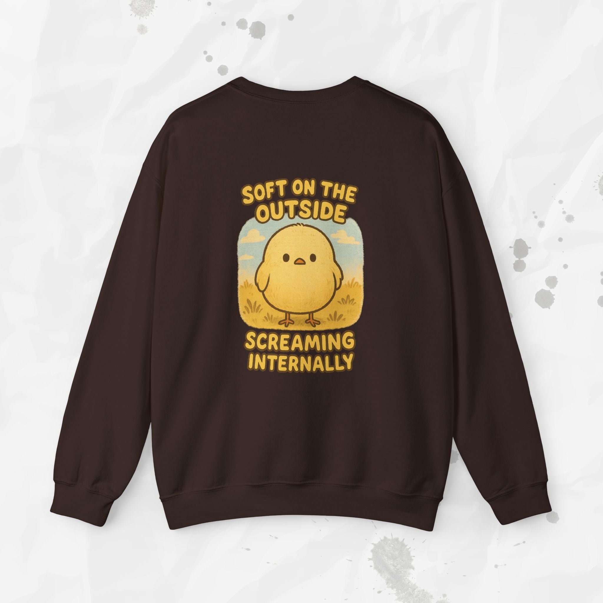 Soft on the Outside Screaming Internally - Crewneck Sweatshirt