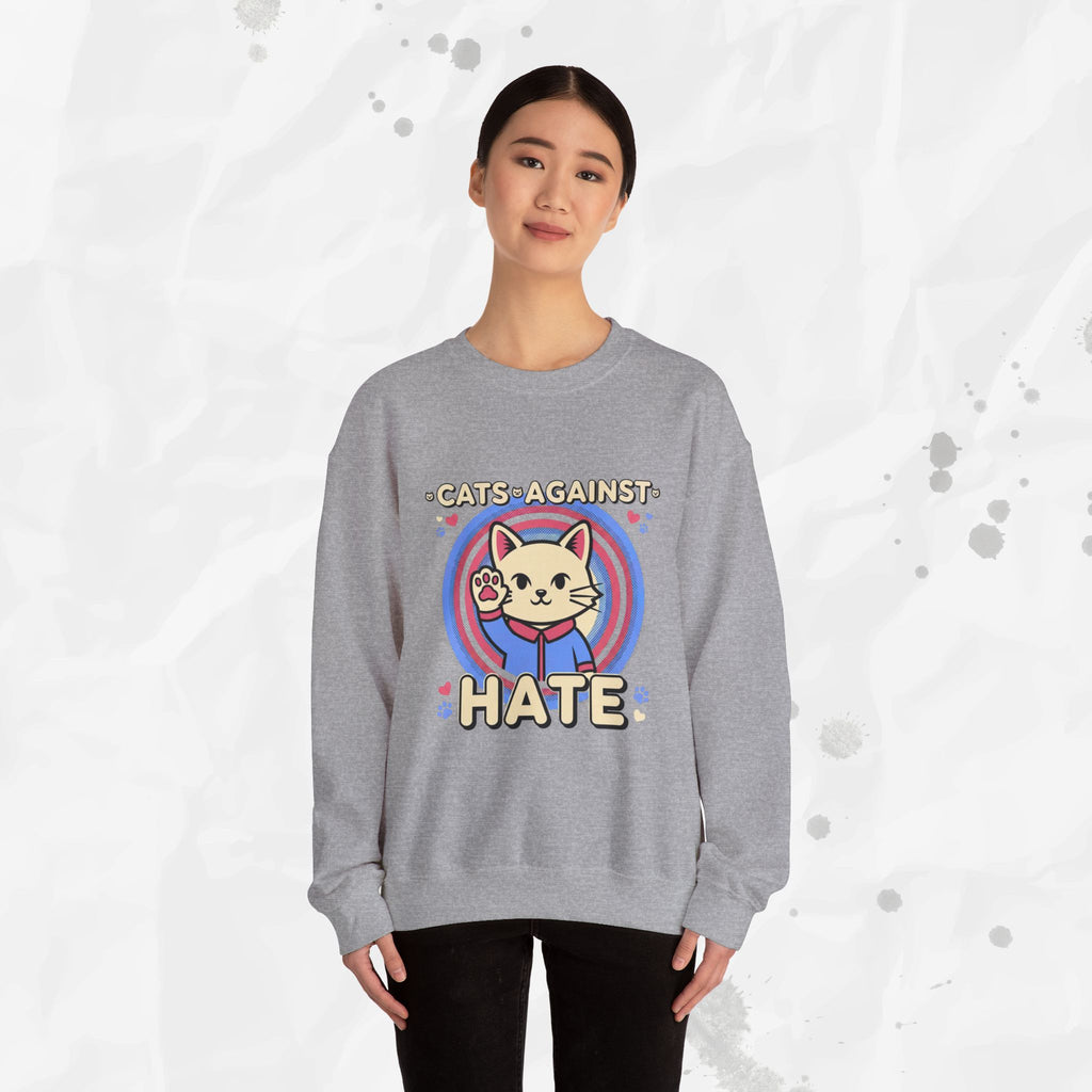 Cats Against Hate – Crewneck Sweatshirt
