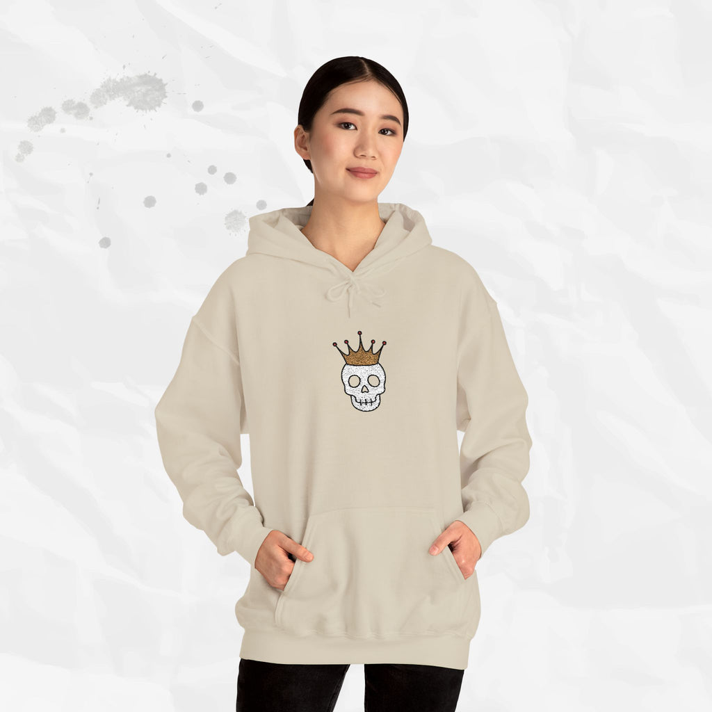 Crown Skull - Embroidered Hoodie