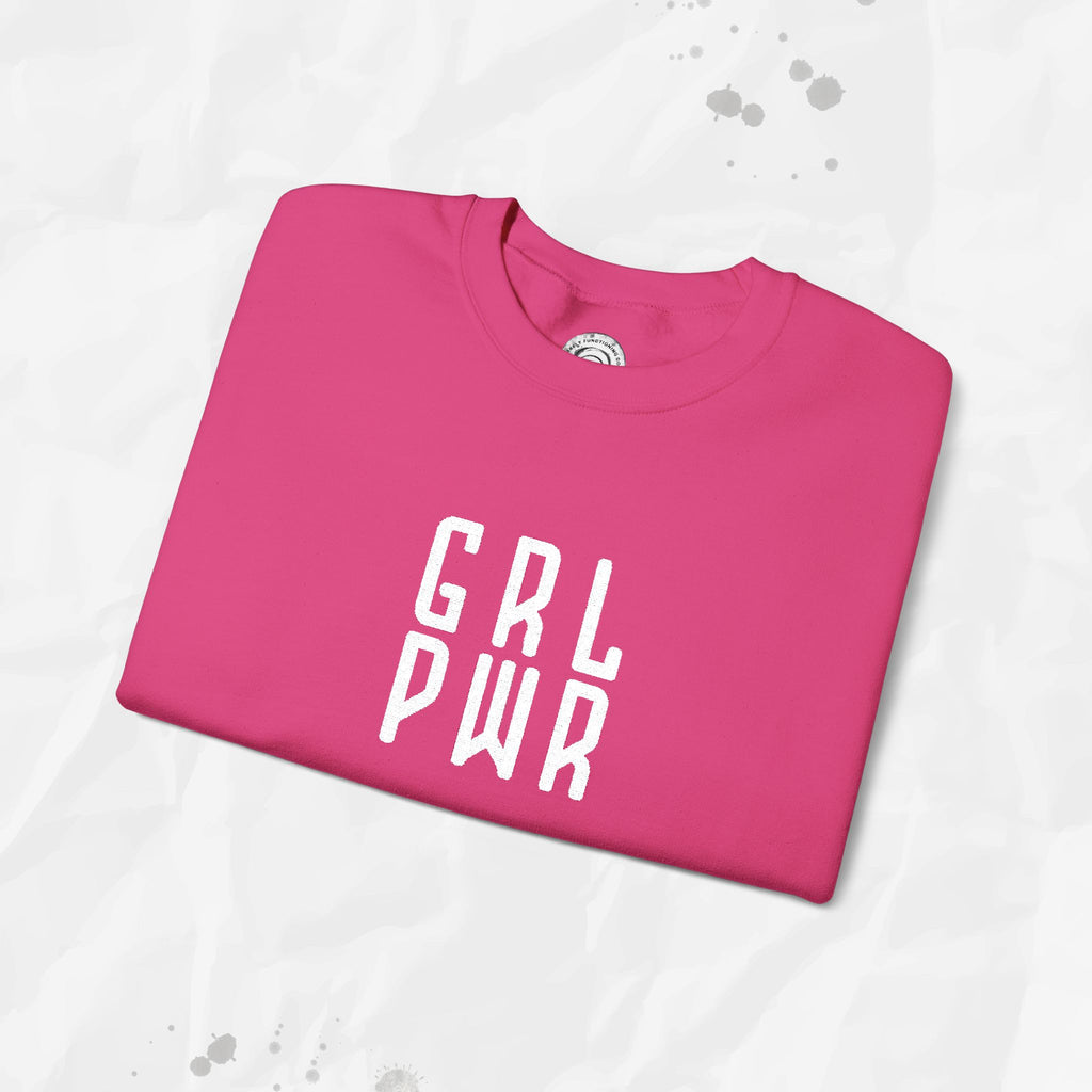 GRL PWR - Embroidered Crewneck Sweatshirt