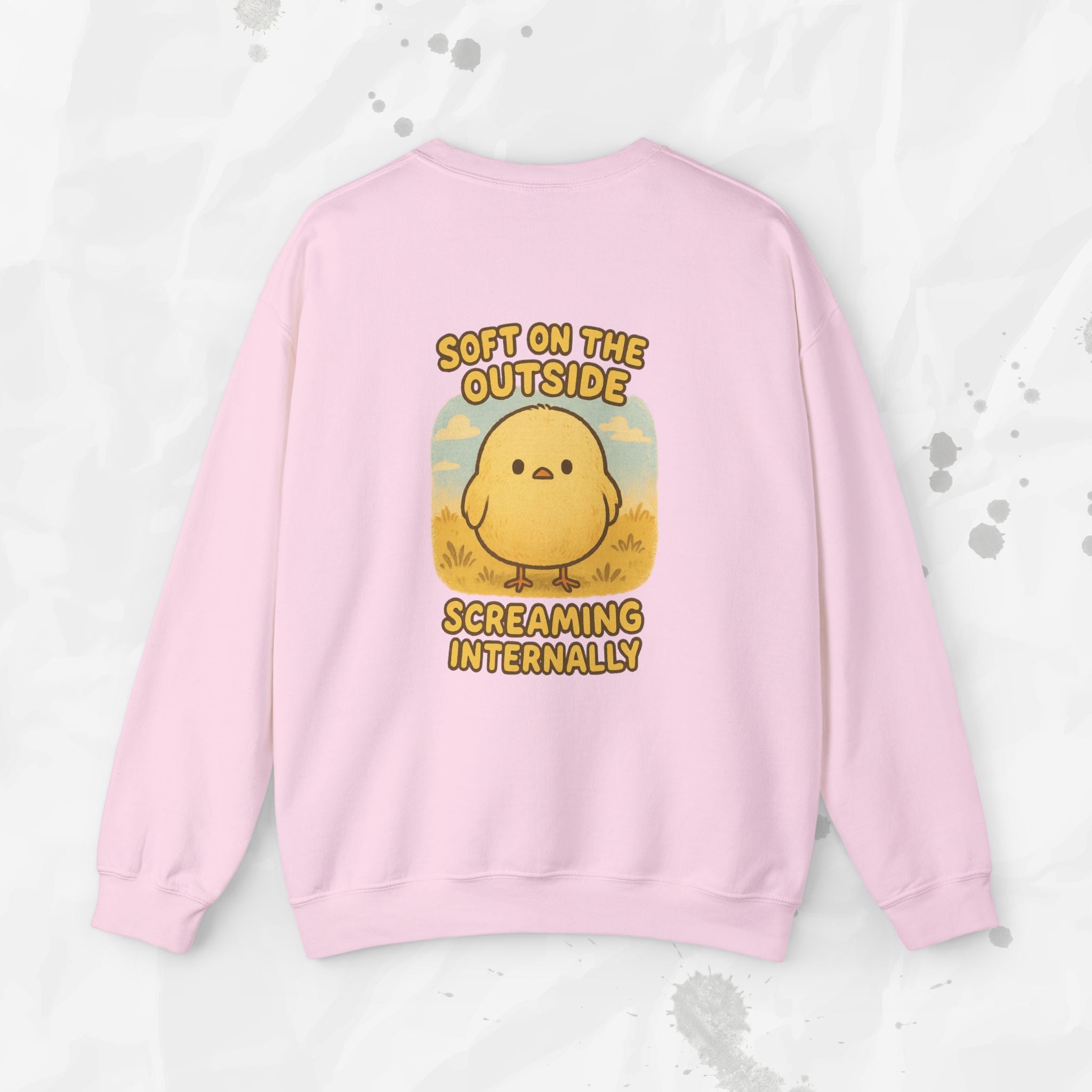 Soft on the Outside Screaming Internally - Crewneck Sweatshirt