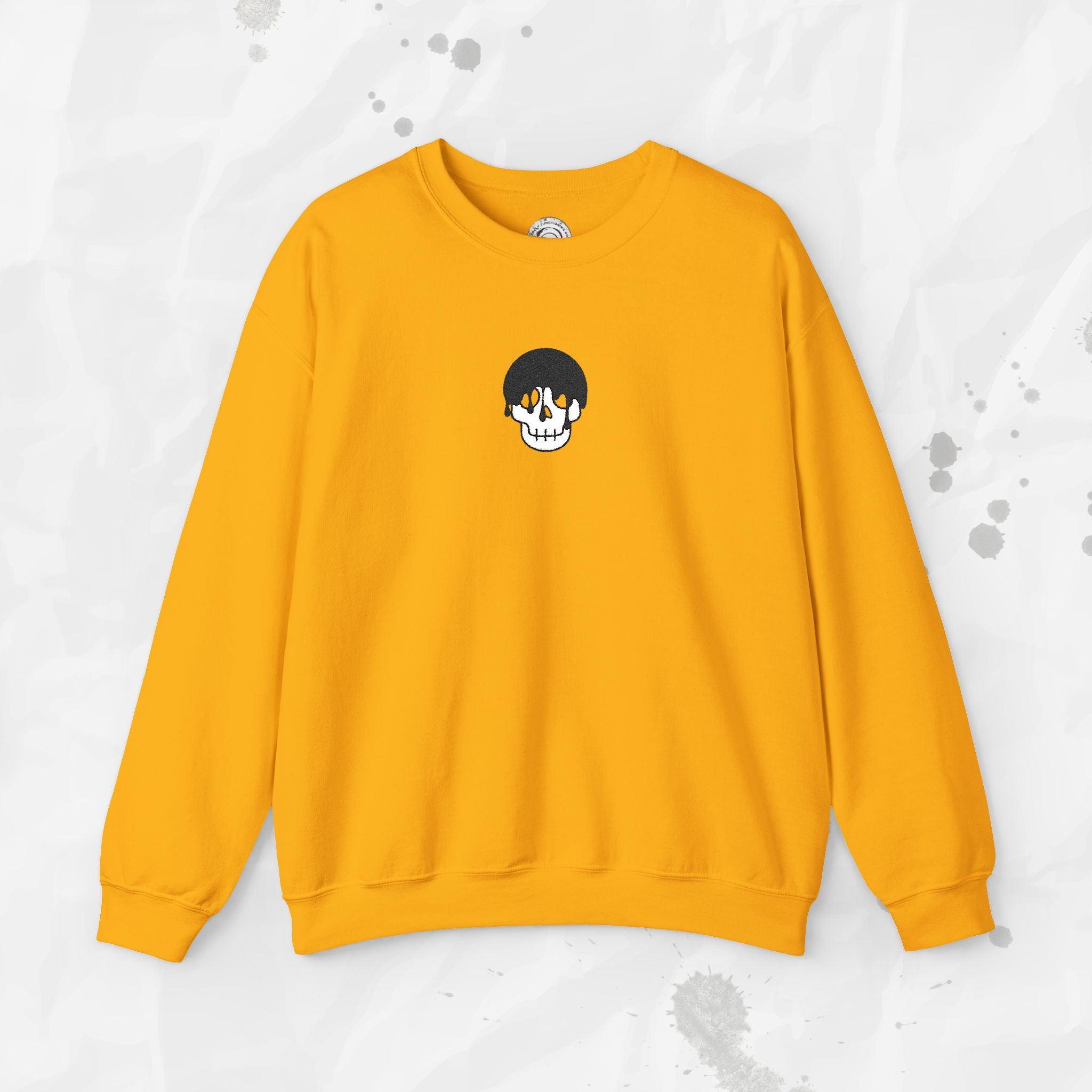 Skull Icon – Embroidered Crewneck Sweatshirt