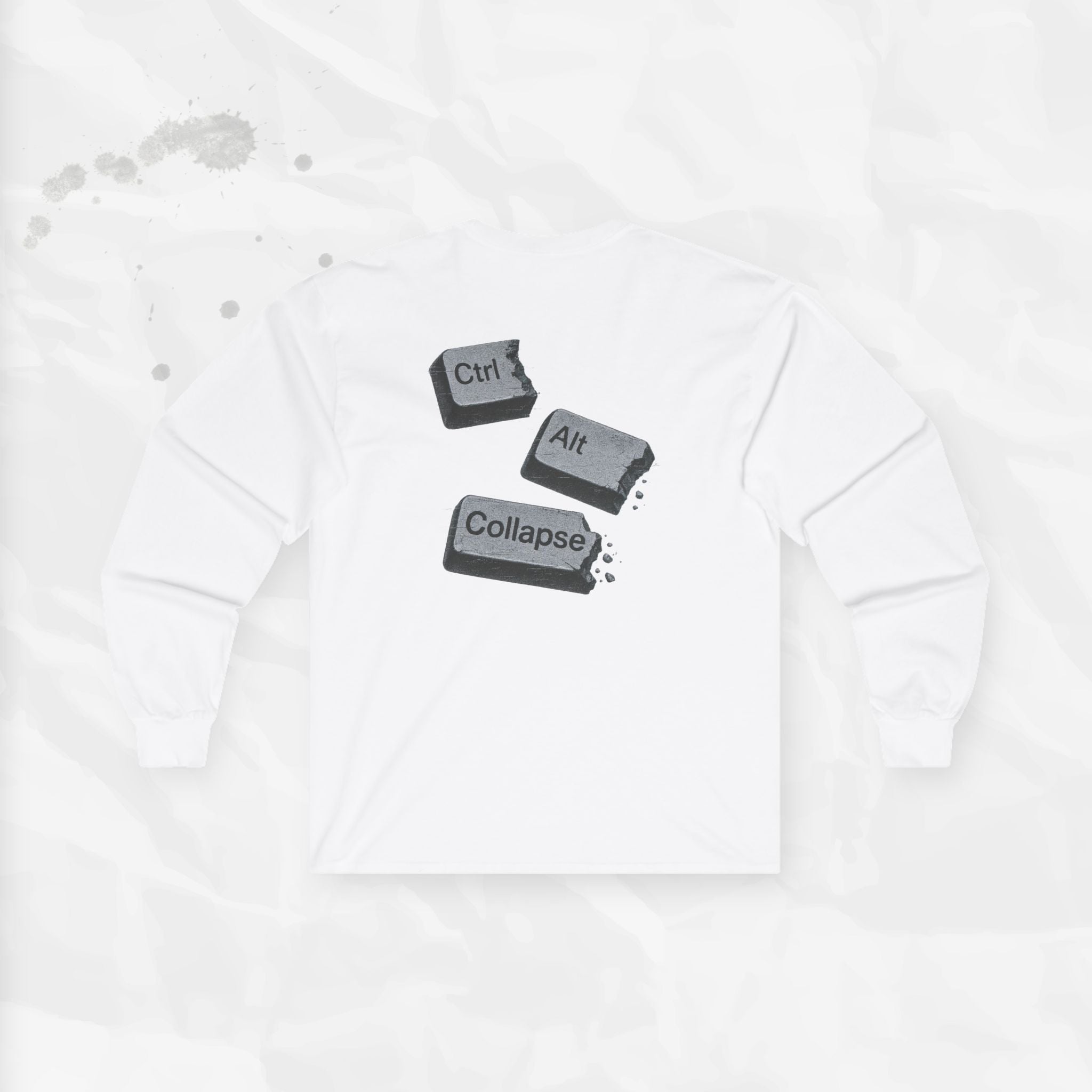 Ctrl Alt Collapse - Long Sleeve T-Shirt