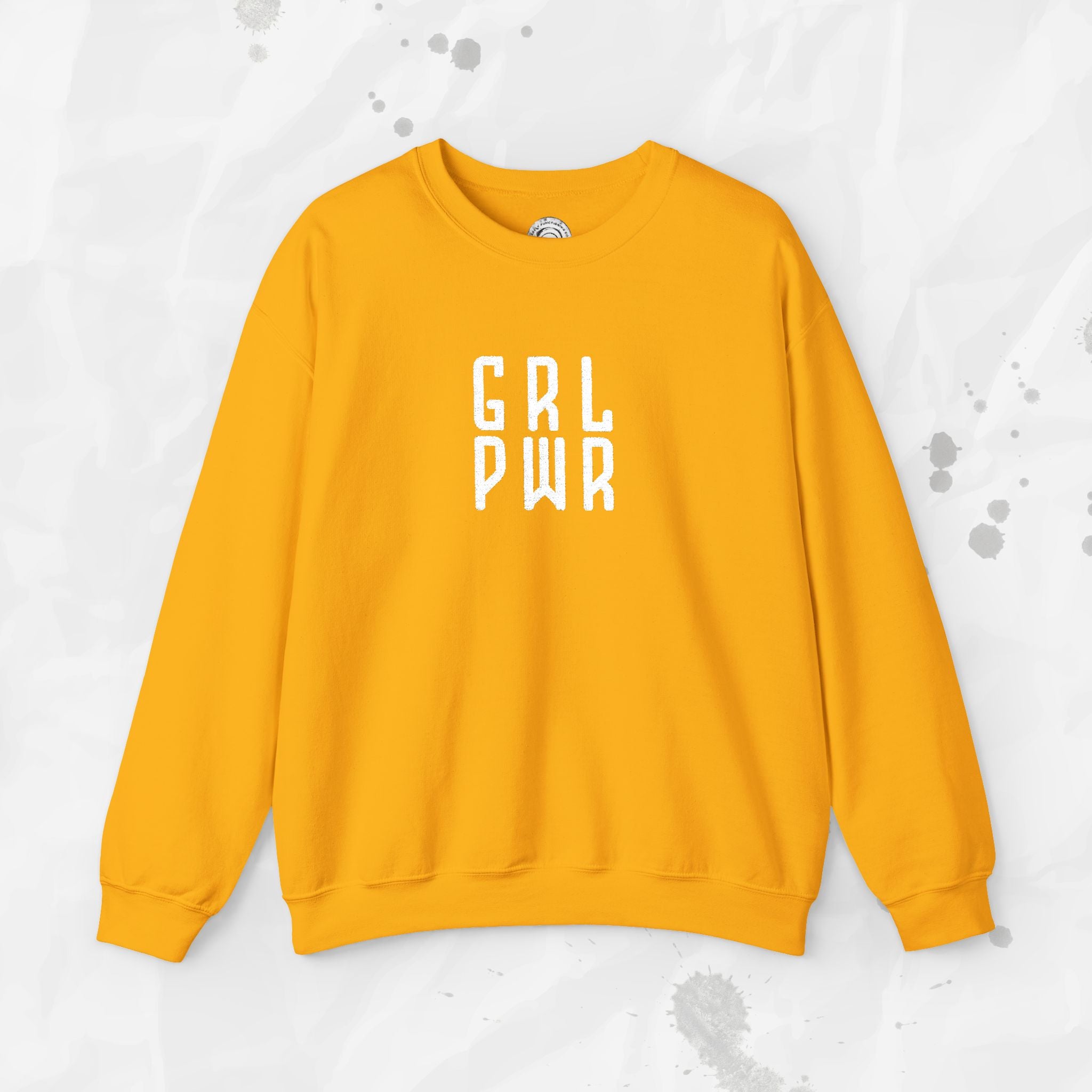 GRL PWR - Embroidered Crewneck Sweatshirt