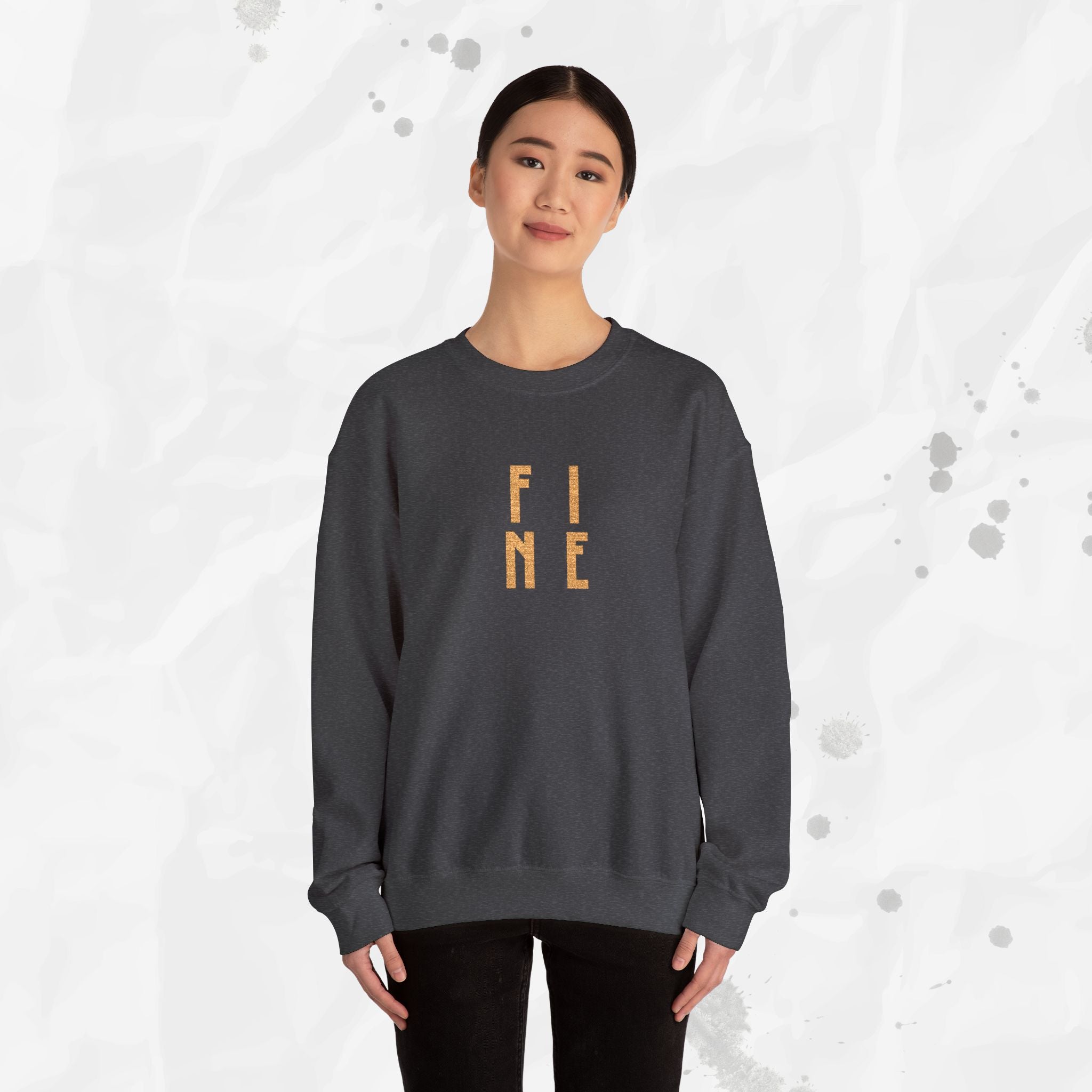 FINE – Embroidered Crewneck Sweatshirt
