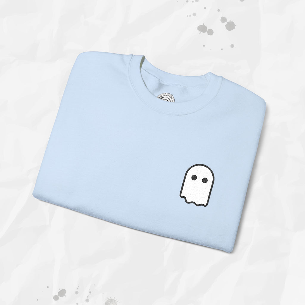 Sweat-shirt à col rond brodé Ghost Icon –