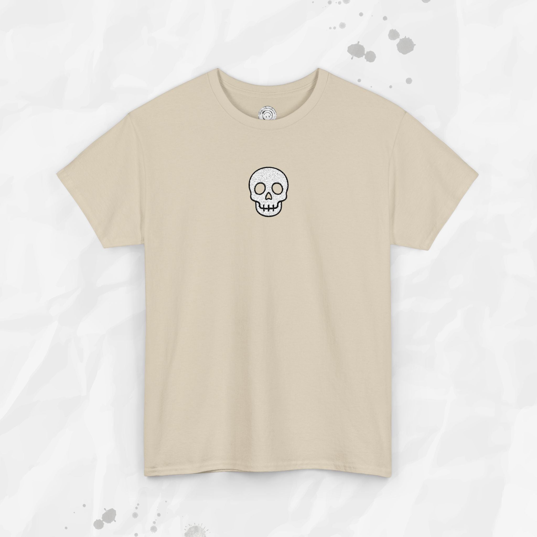 Skull Icon – Embroidered T-Shirt