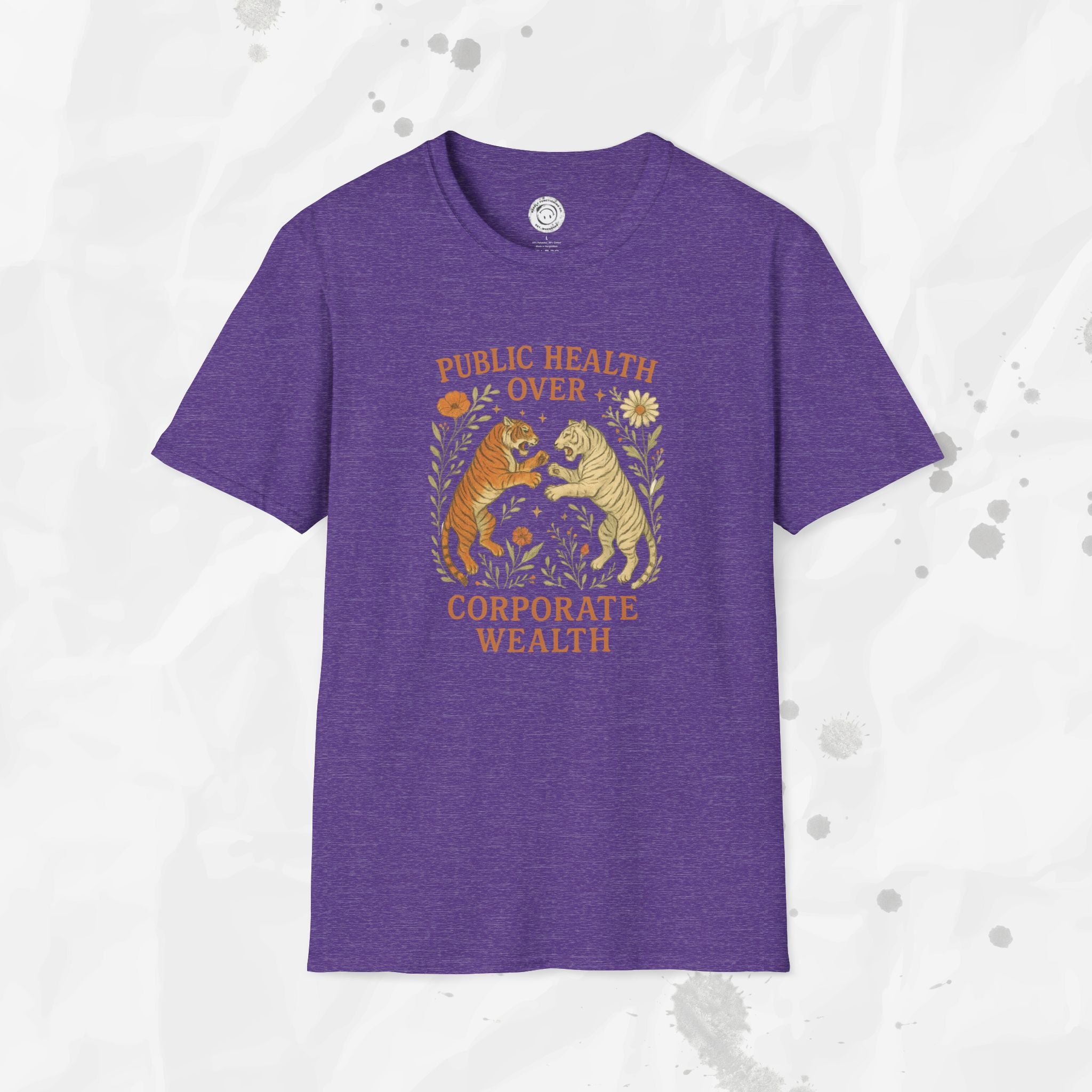 Public Health Over Corporate Wealth - T-Shirt
