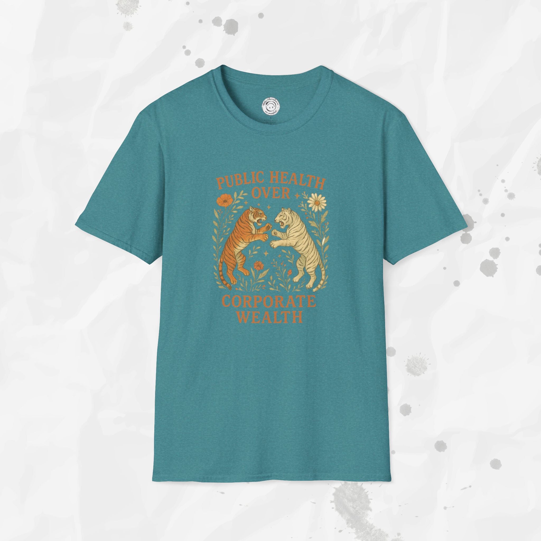 Public Health Over Corporate Wealth - T-Shirt