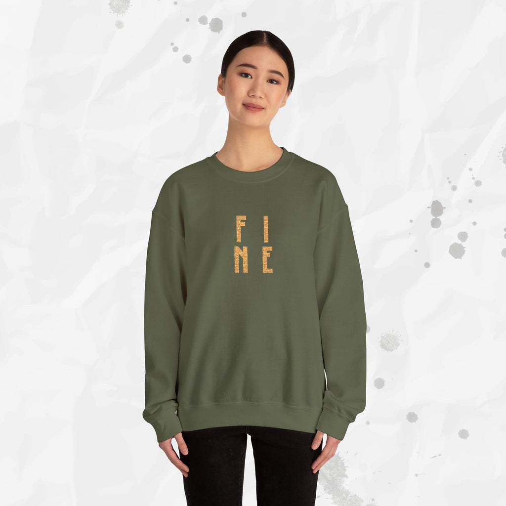 FINE – Embroidered Crewneck Sweatshirt