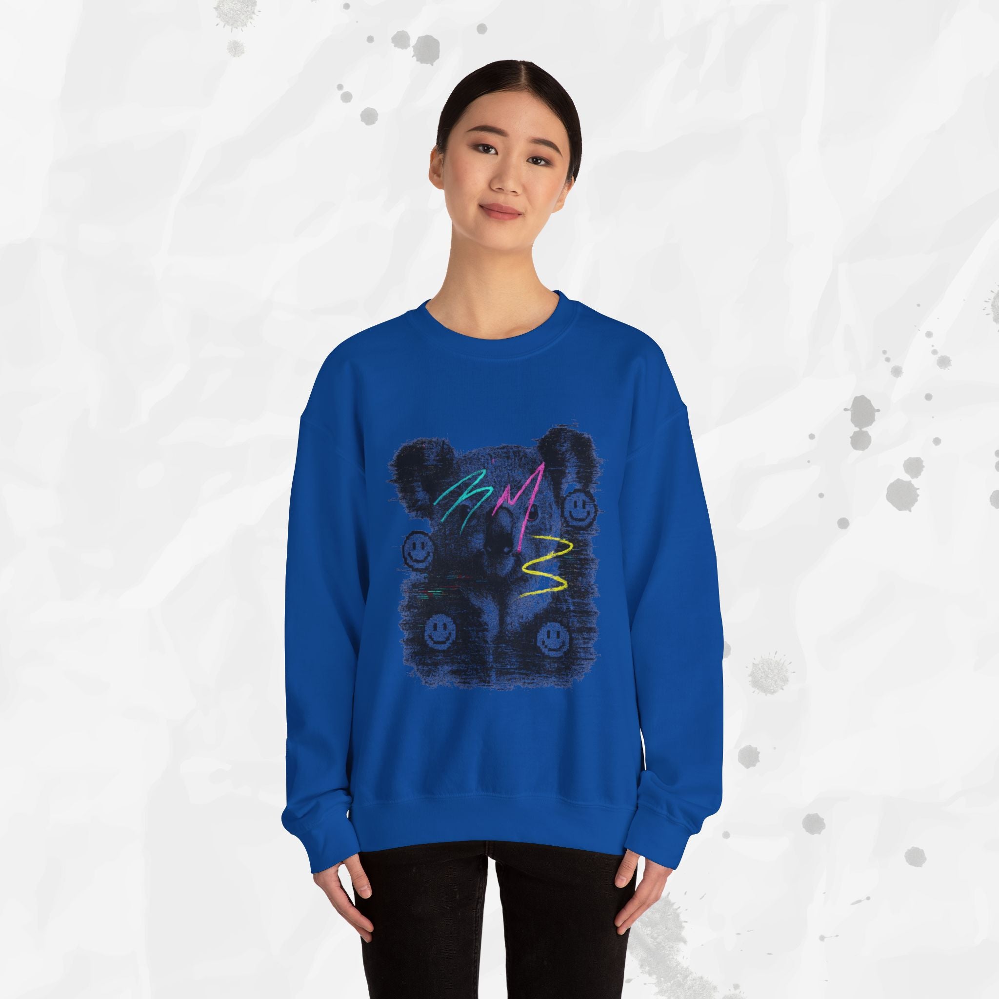 Glitched Koala – Crewneck Sweatshirt