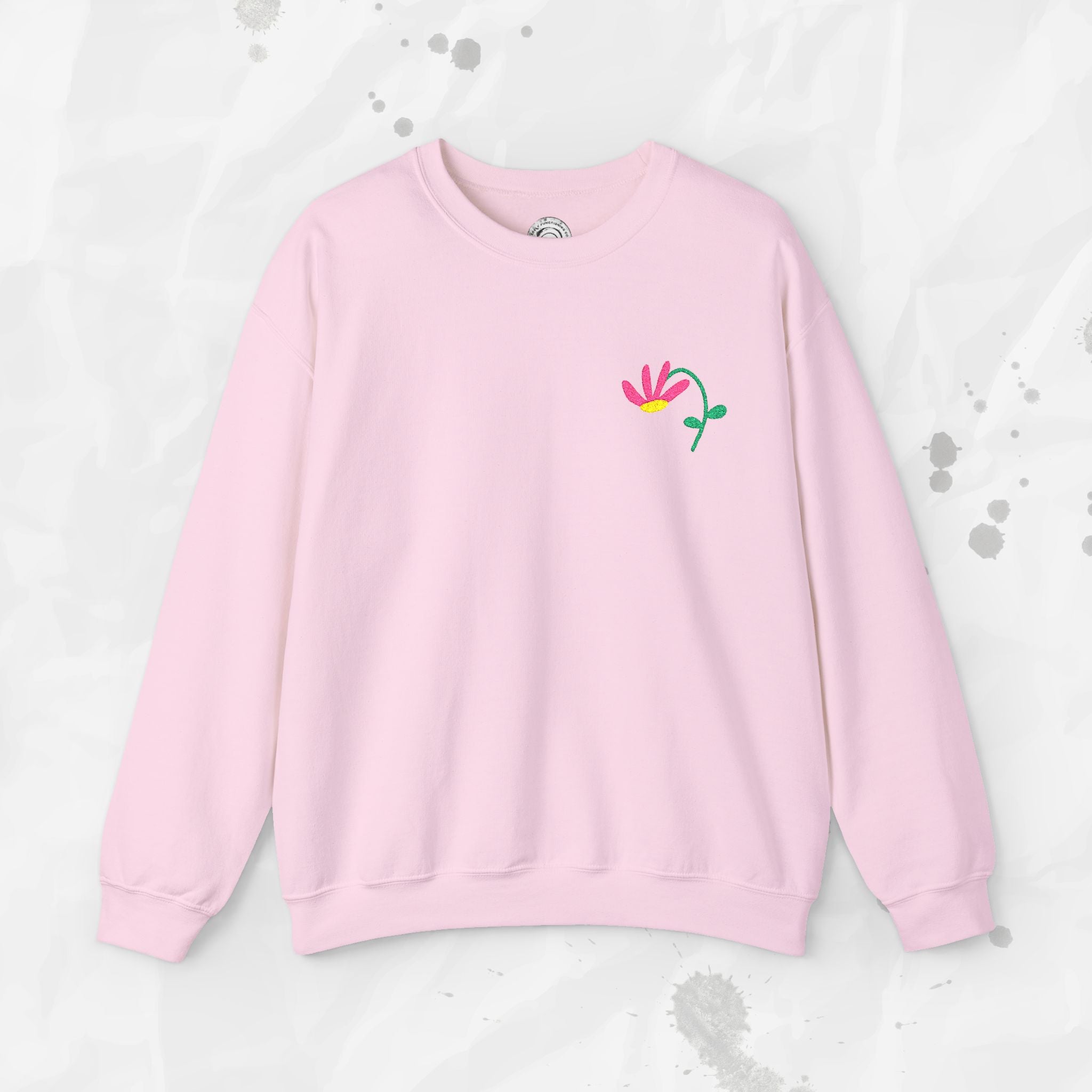 Bloom - Embroidered Crewneck Sweatshirt