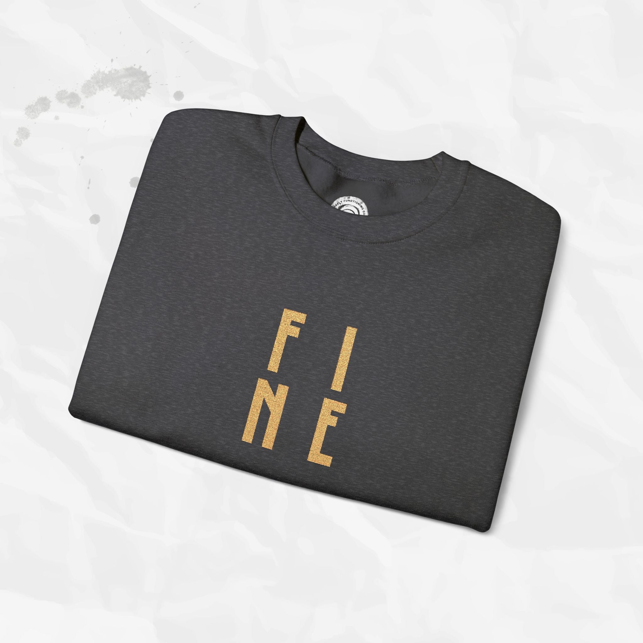 FINE – Embroidered Crewneck Sweatshirt