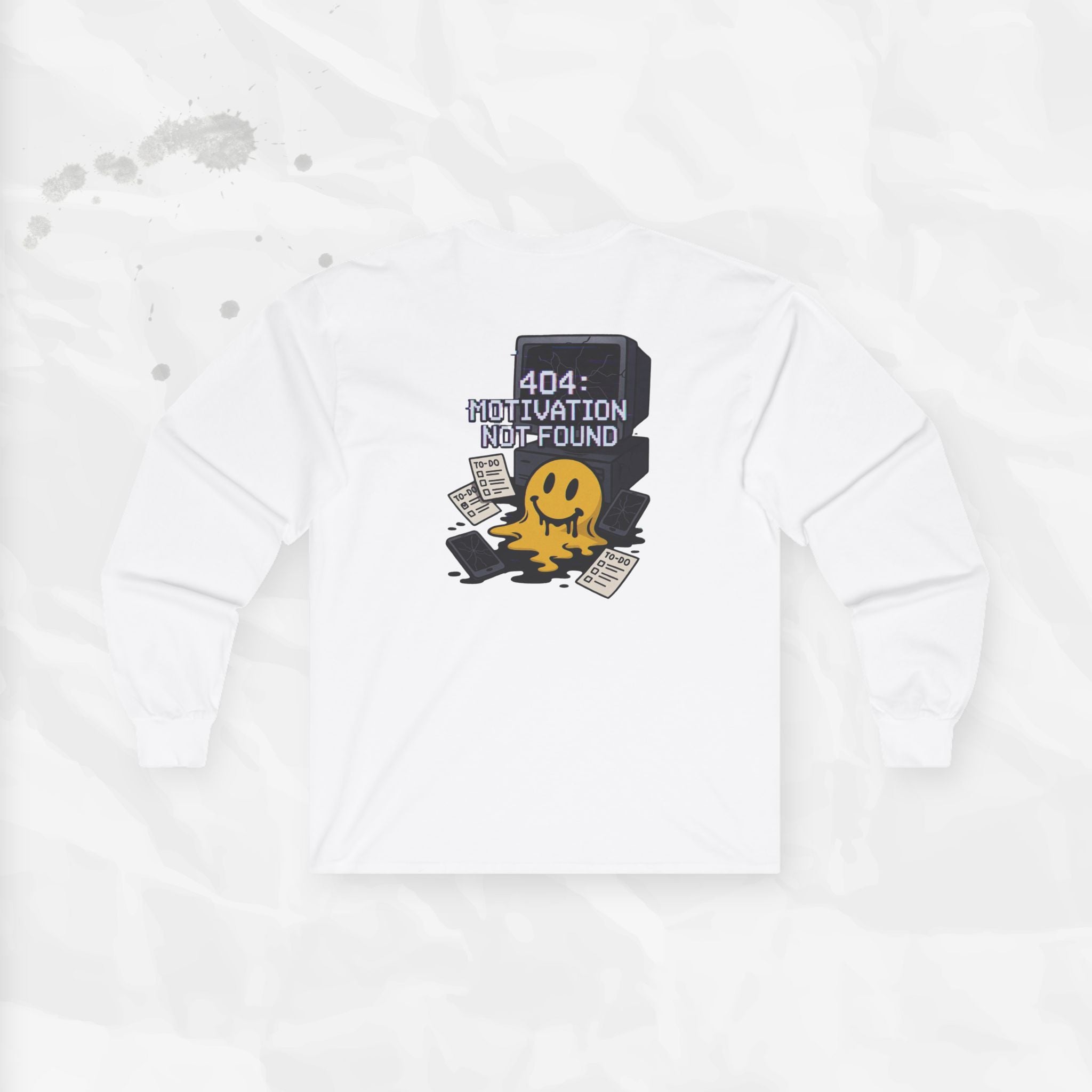 404: Motivation Not Found - Long Sleeve T-Shirt