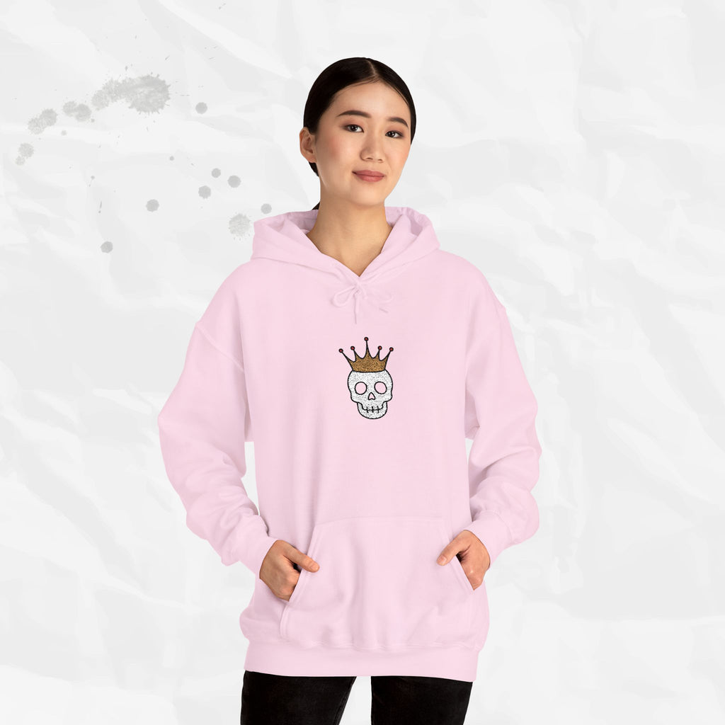 Crown Skull - Embroidered Hoodie
