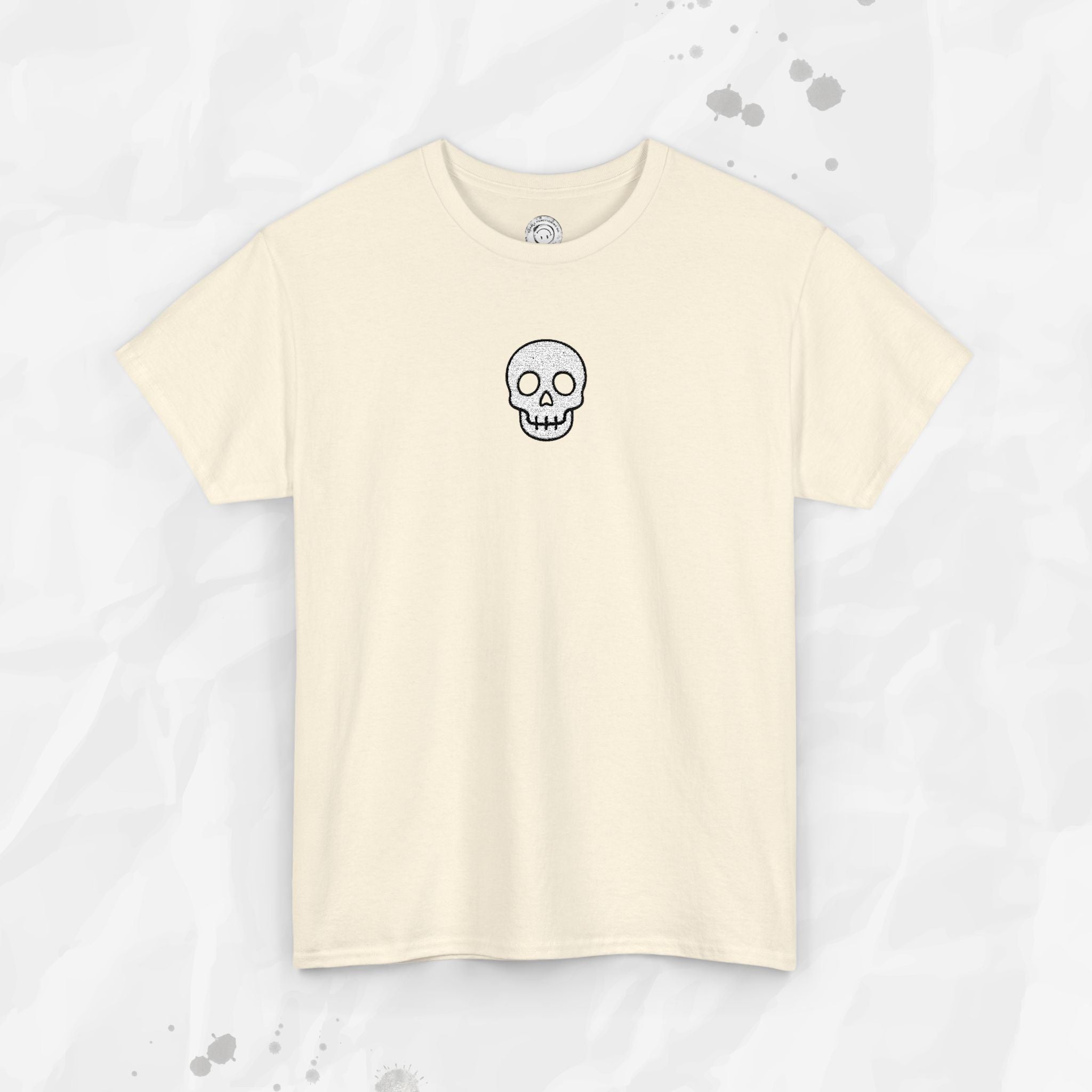 Skull Icon – Embroidered T-Shirt