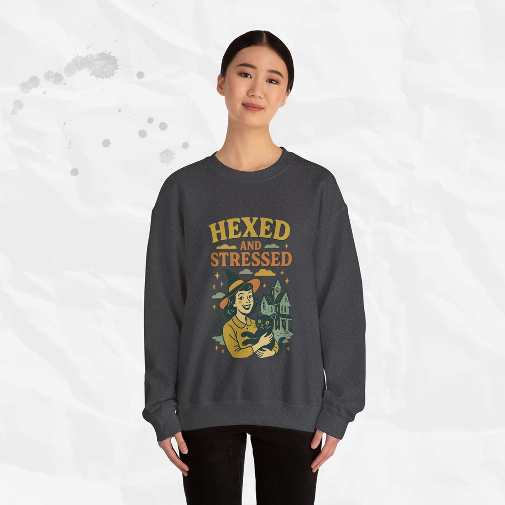 Hexed and Stressed – Crewneck Sweatshirt