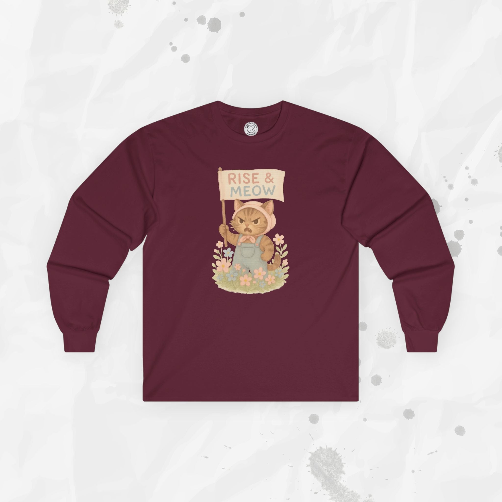 Rise & Meow - Long Sleeve T-Shirt