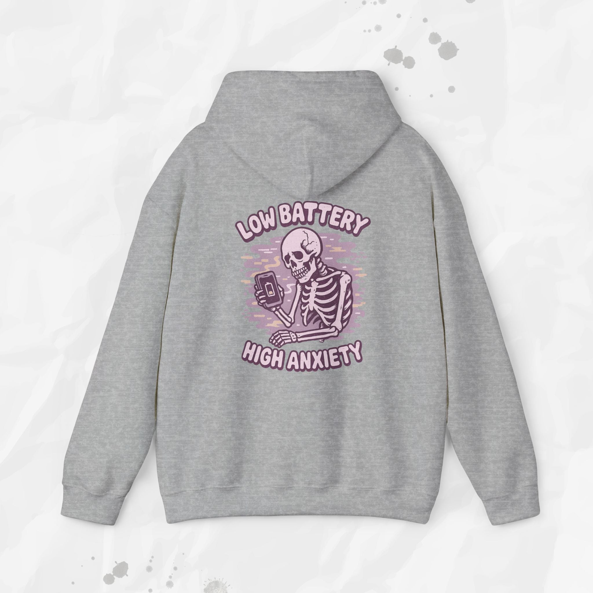 Low Battery, High Anxiety - Hoodie