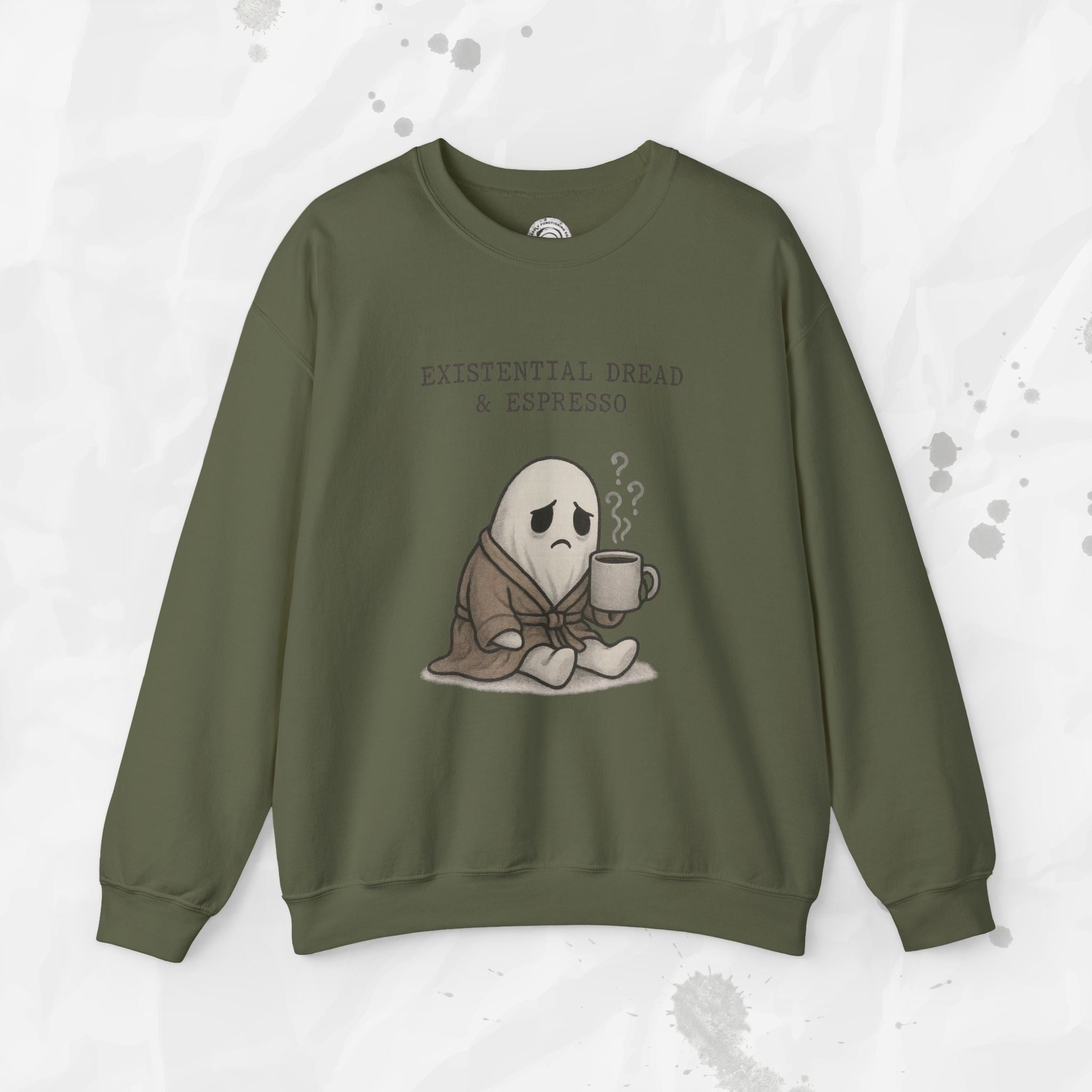 Existential Dread & Espresso - Crewneck Sweatshirt