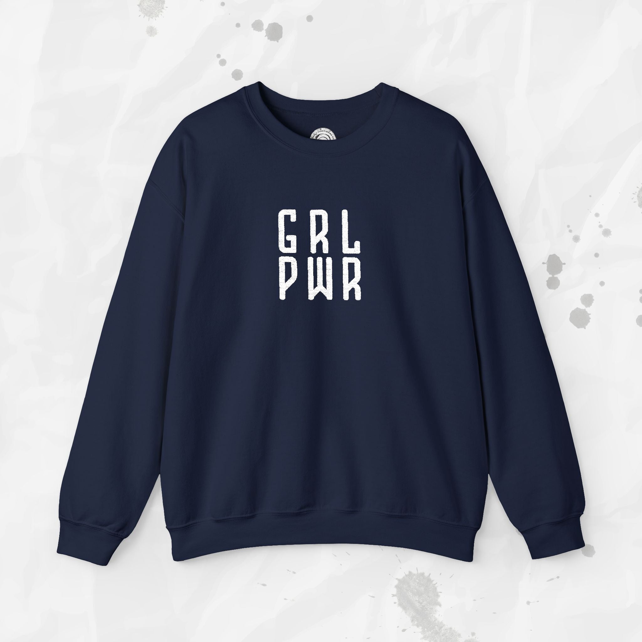 GRL PWR - Embroidered Crewneck Sweatshirt