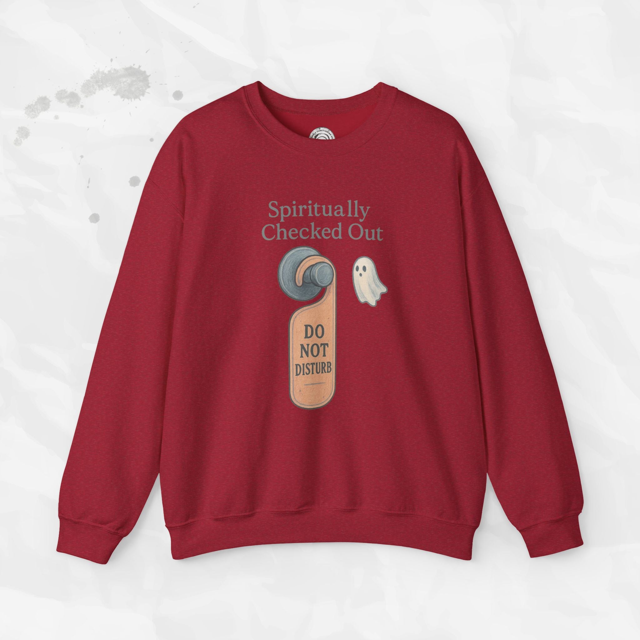 Spiritually Checked Out - Crewneck Sweatshirt