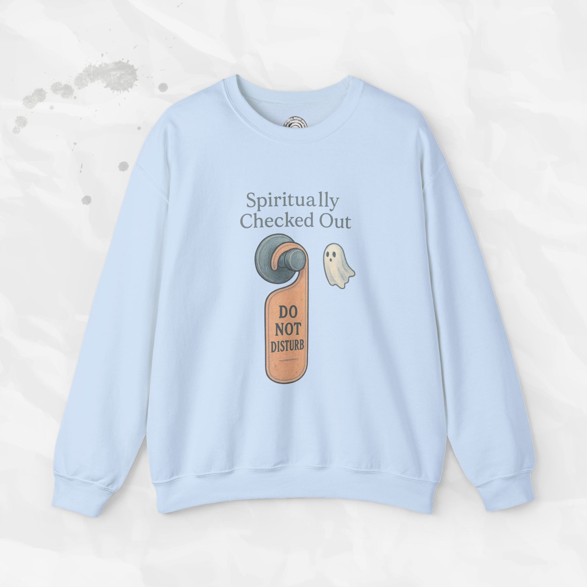 Spiritually Checked Out - Crewneck Sweatshirt