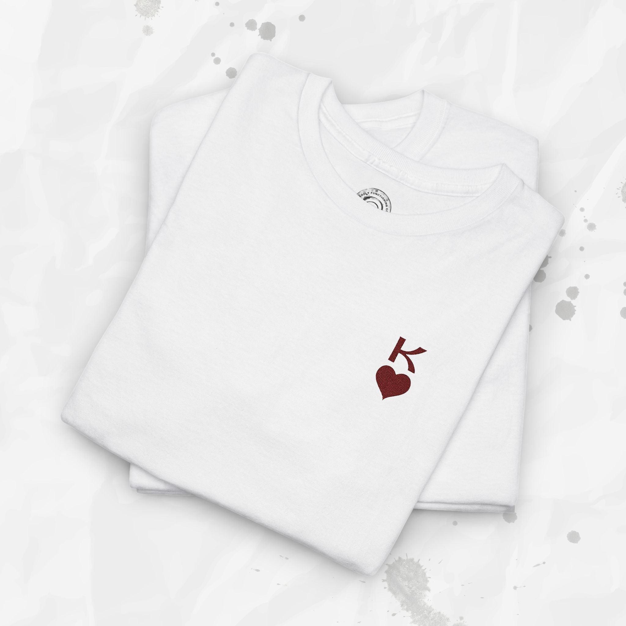 King of Hearts – Embroidered T-Shirt