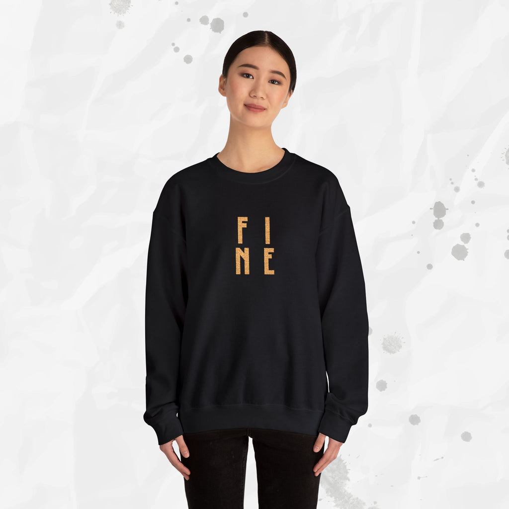 FINE – Embroidered Crewneck Sweatshirt