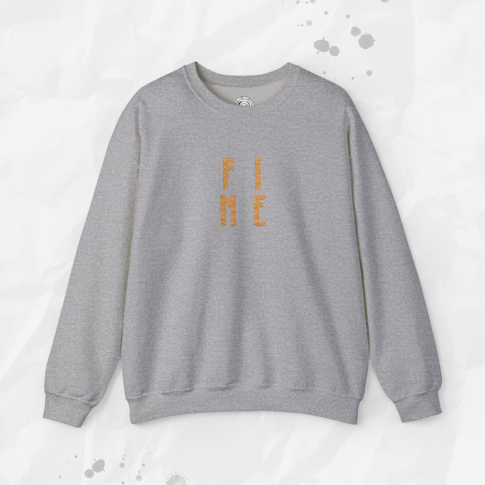 FINE – Embroidered Crewneck Sweatshirt