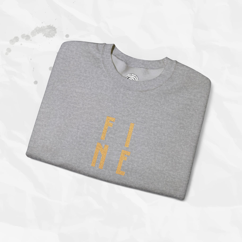FINE – Embroidered Crewneck Sweatshirt