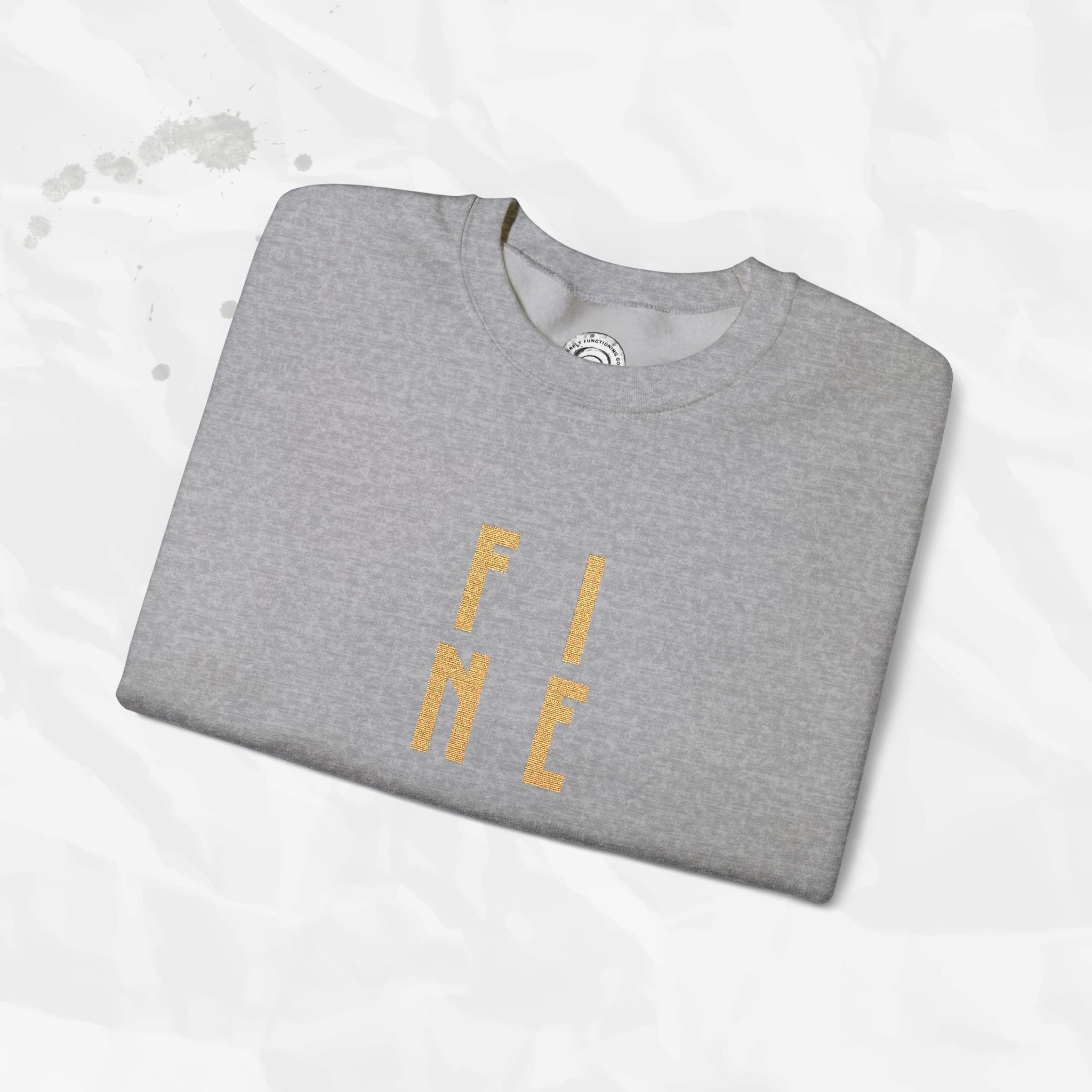FINE – Embroidered Crewneck Sweatshirt