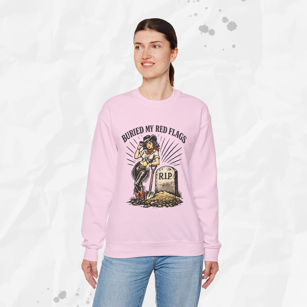 Buried My Red Flags – Crewneck Sweatshirt