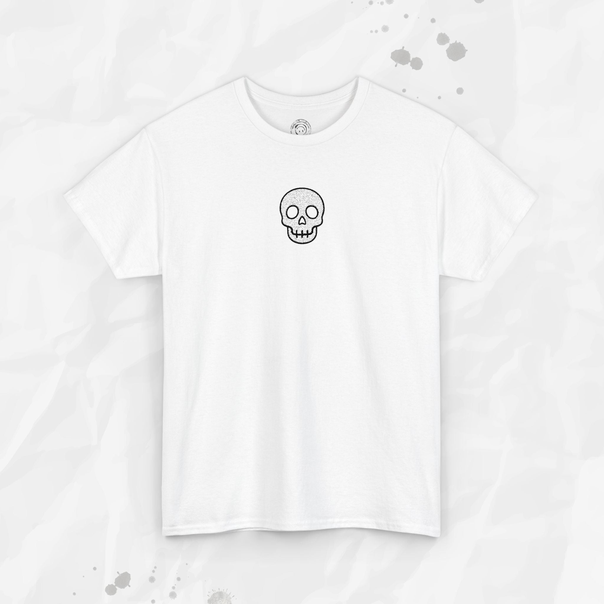Skull Icon – Embroidered T-Shirt
