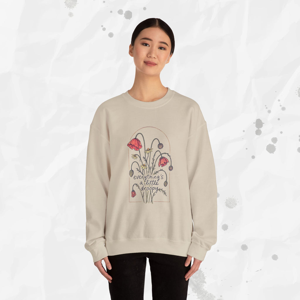 Everythings a Little Droopy - Crewneck Sweatshirt