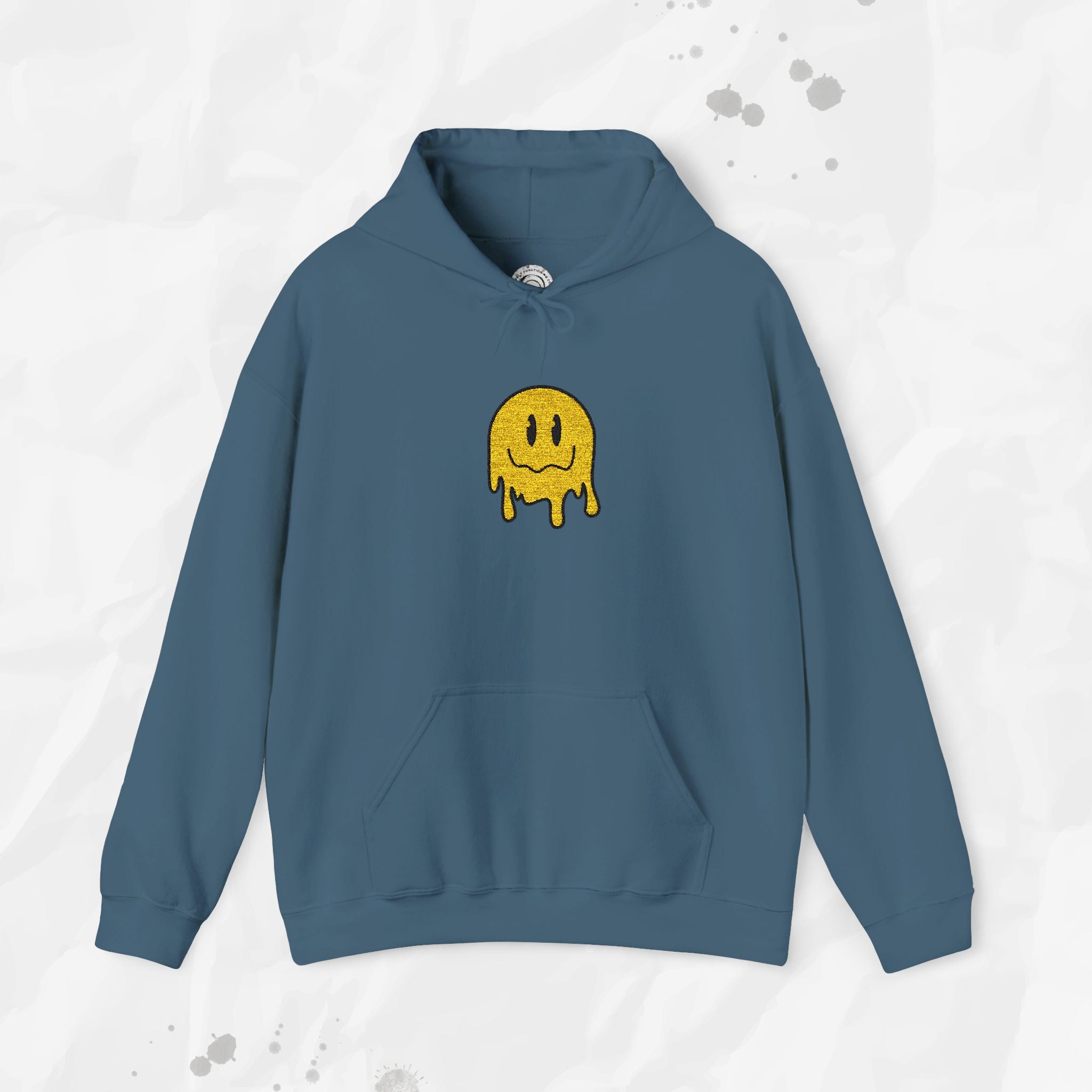 Melty Smiley - Embroidered Hoodie
