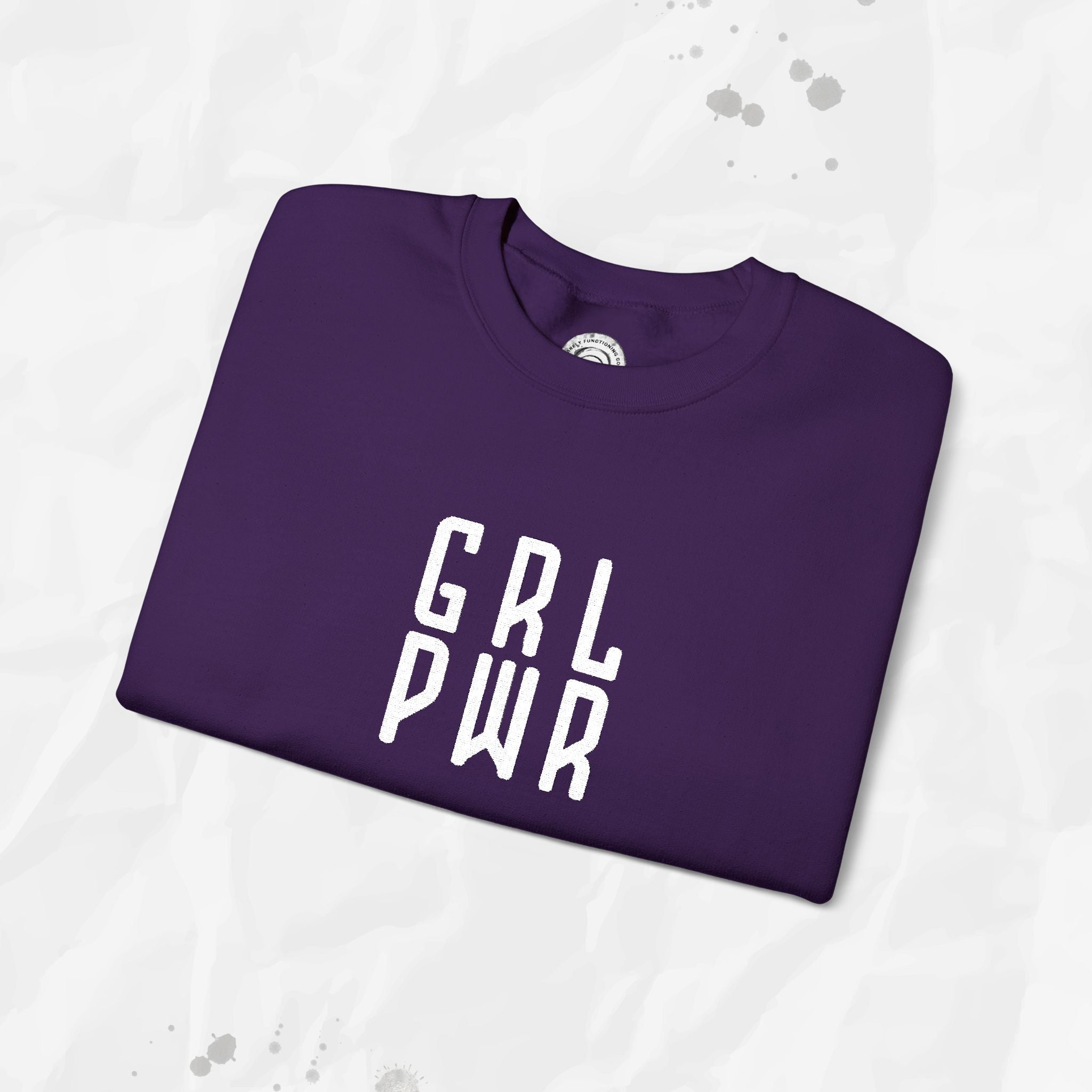 GRL PWR - Embroidered Crewneck Sweatshirt