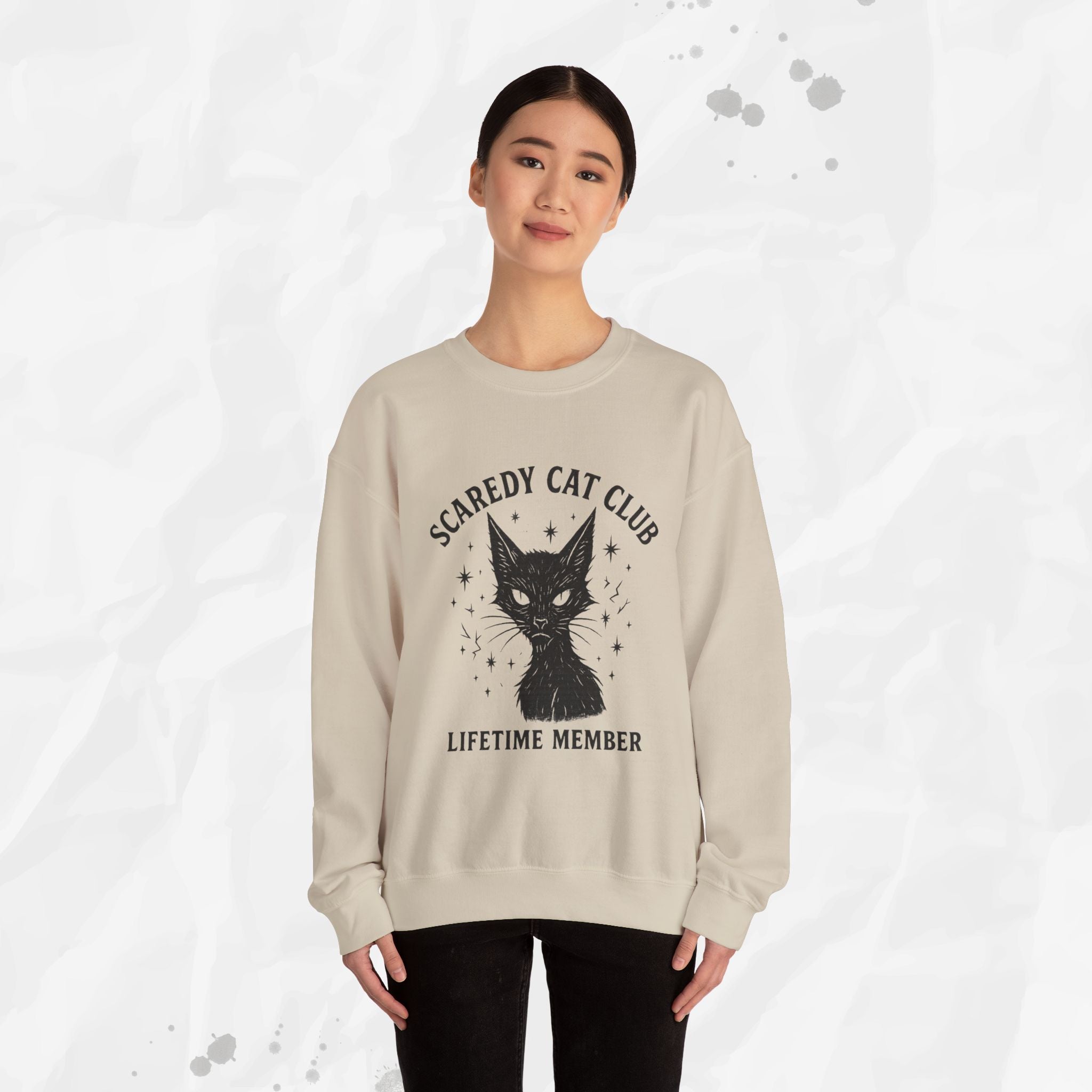 Scaredy Cat Club - Crewneck Sweatshirt