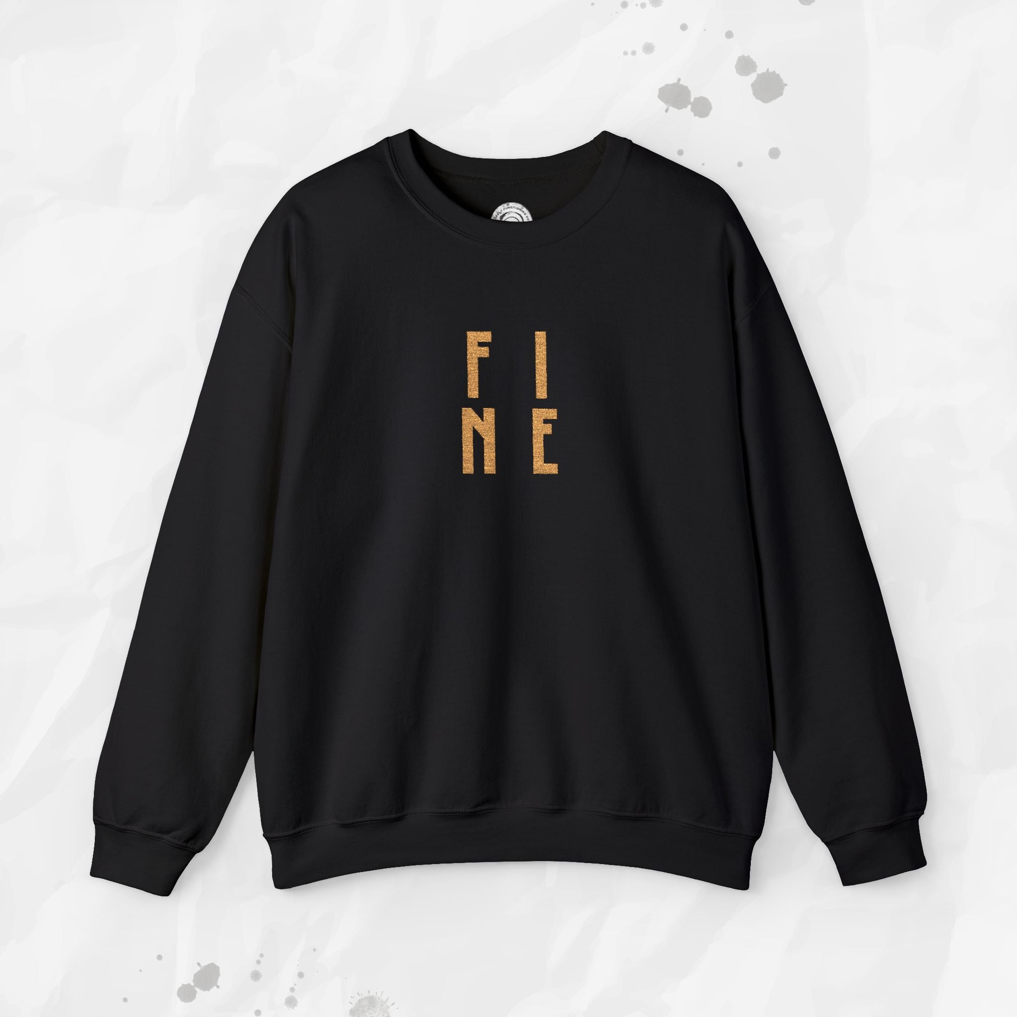FINE – Embroidered Crewneck Sweatshirt