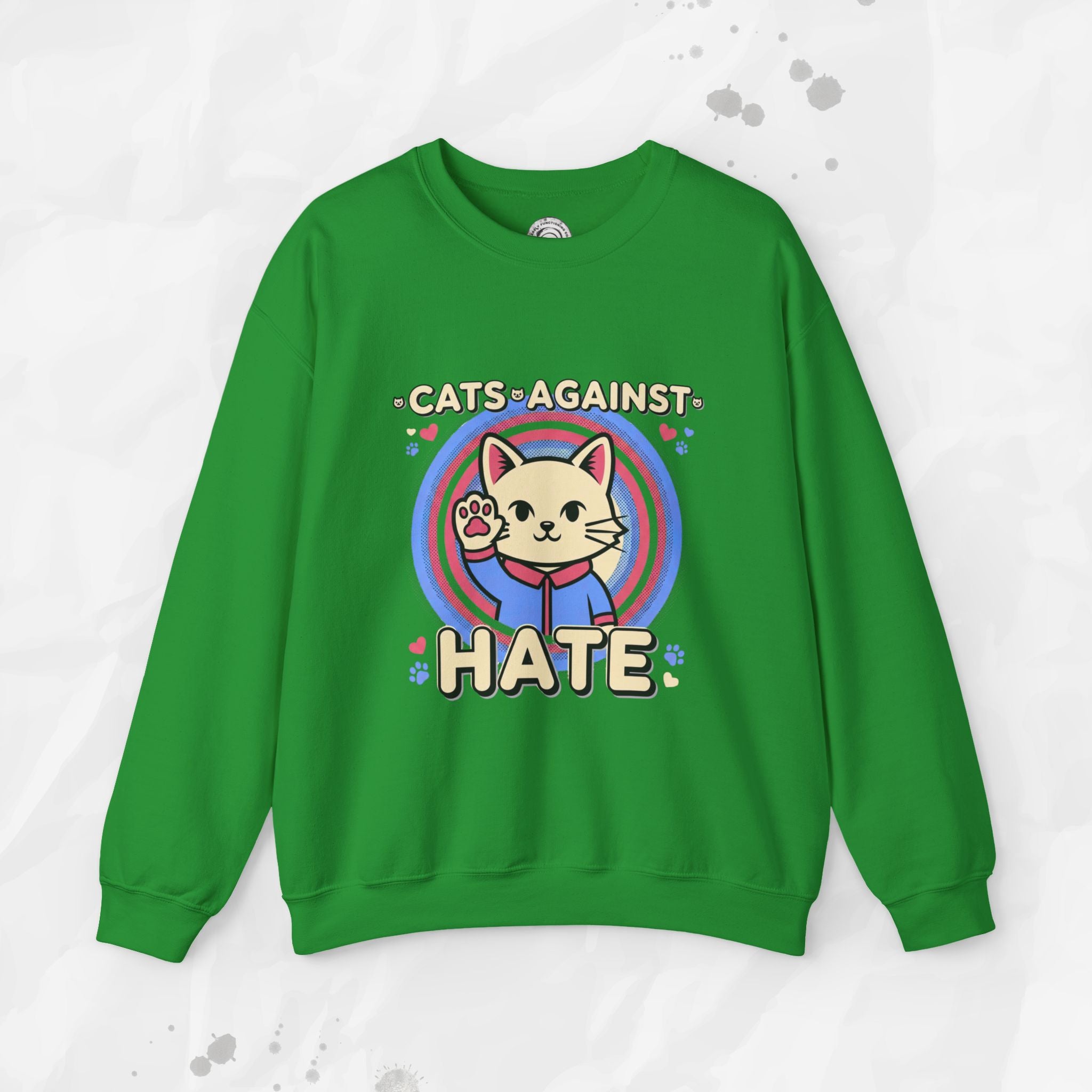 Cats Against Hate – Crewneck Sweatshirt