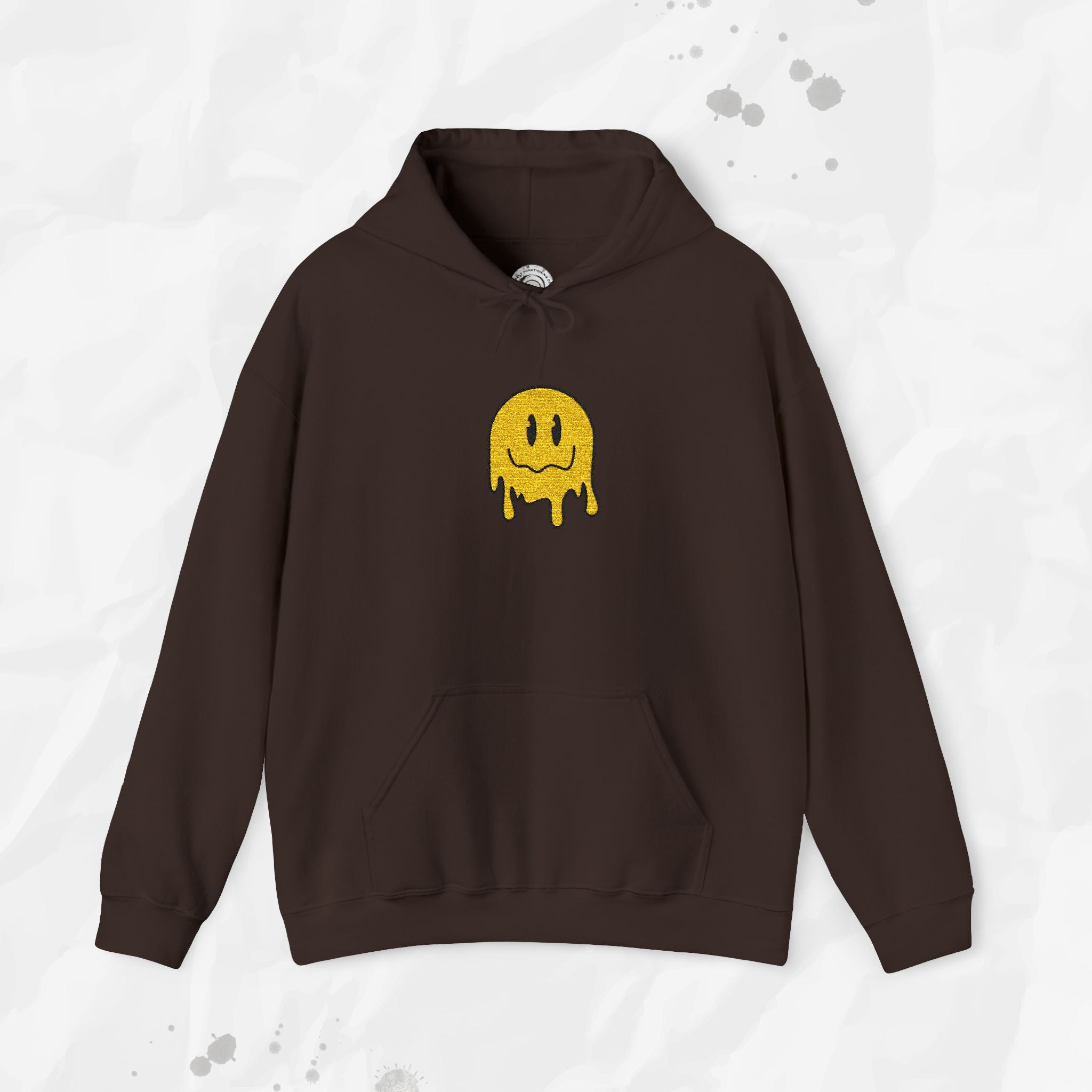 Melty Smiley - Embroidered Hoodie