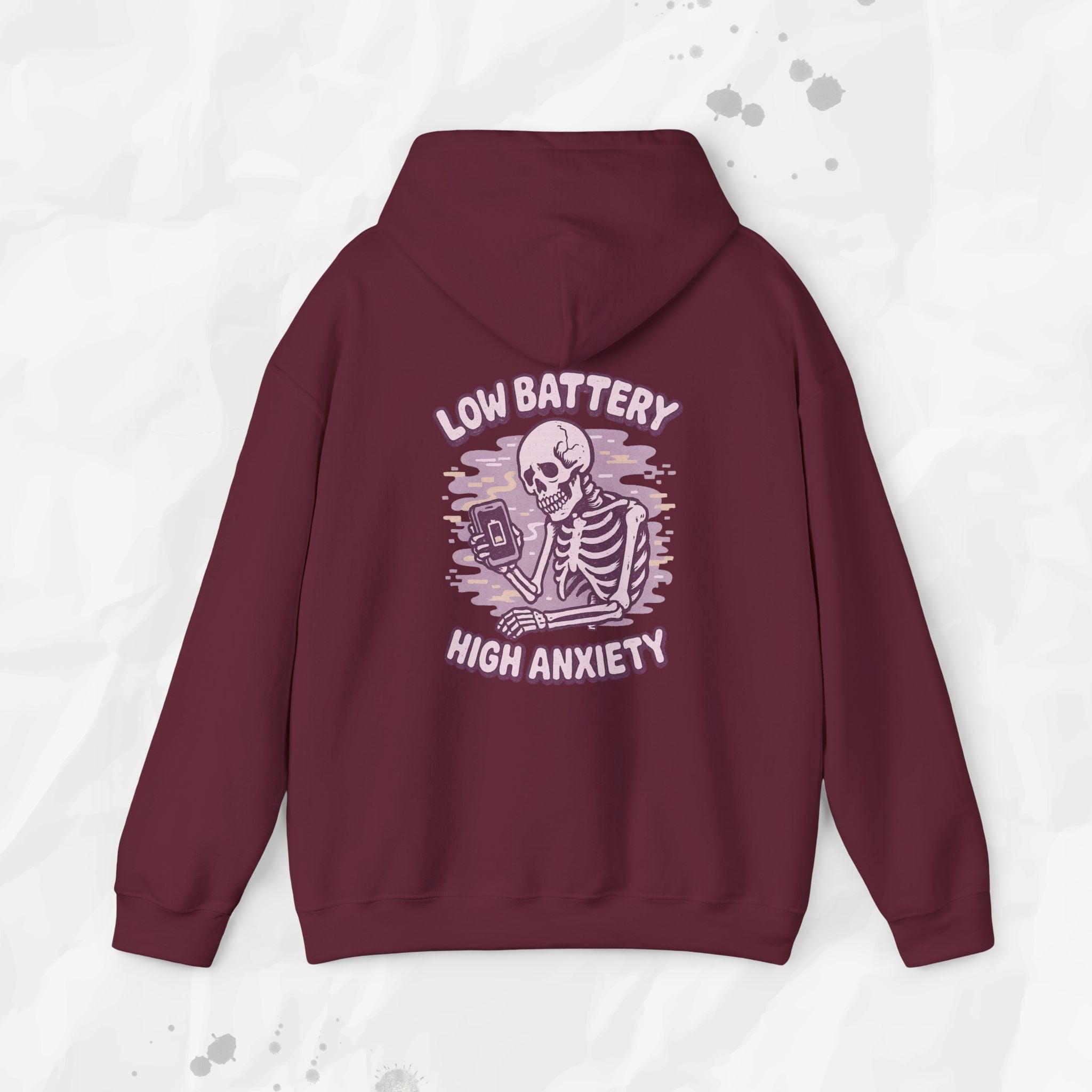 Low Battery, High Anxiety - Hoodie