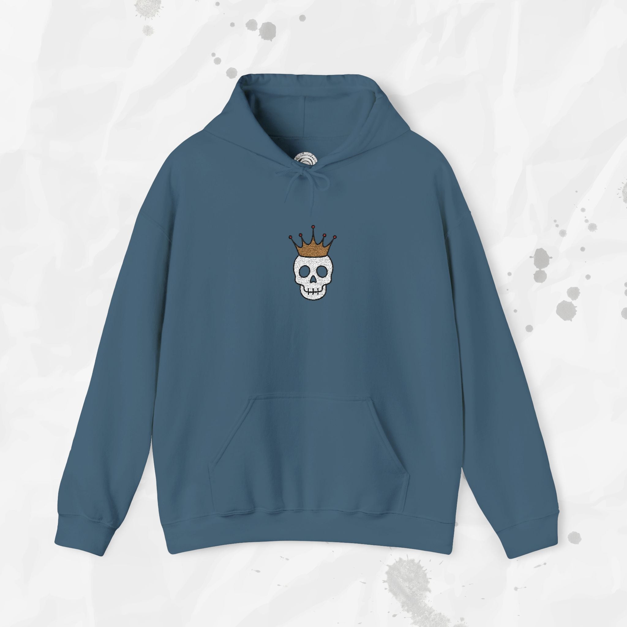 Crown Skull - Embroidered Hoodie