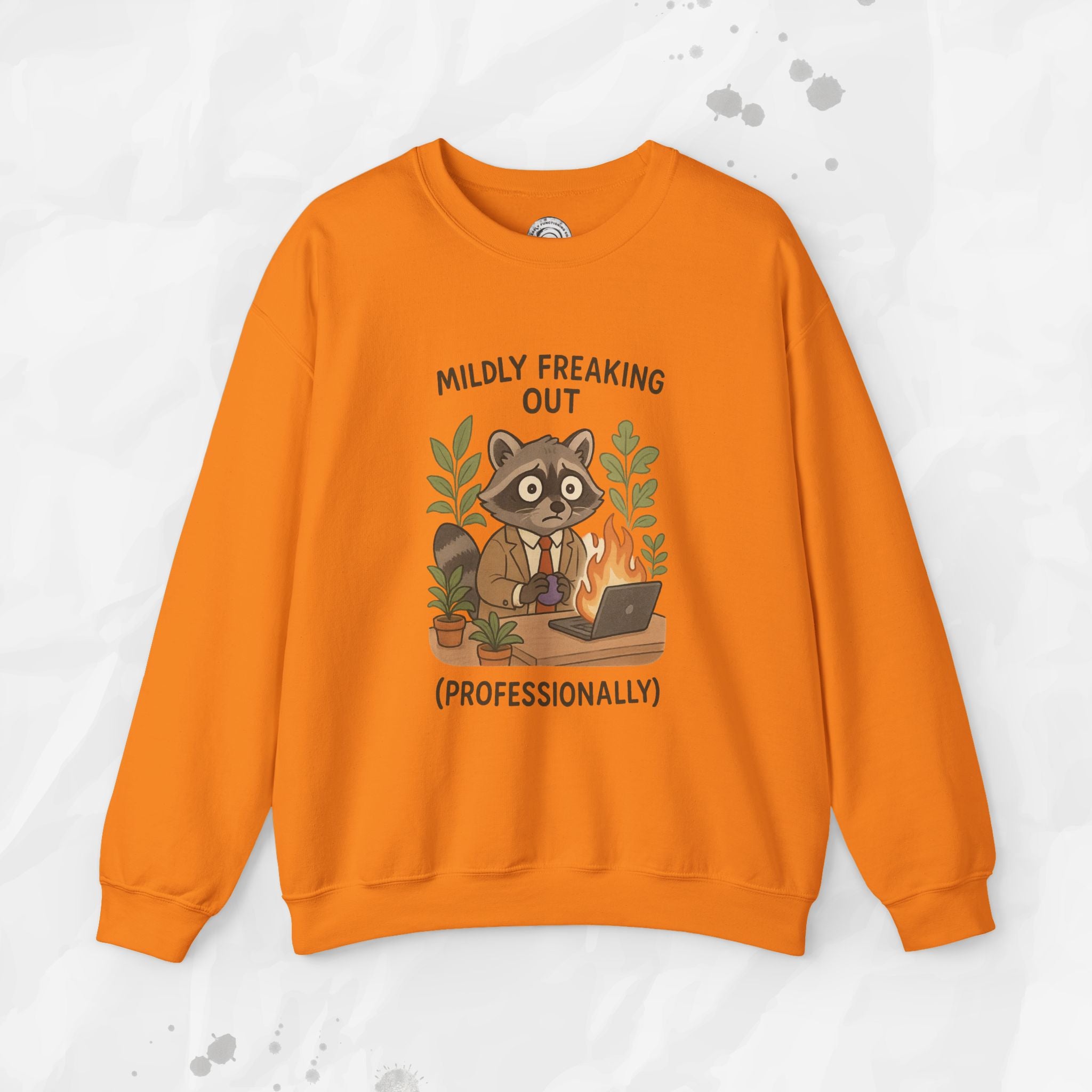 Mildly Freaking Out (Professionally) - Crewneck Sweatshirt